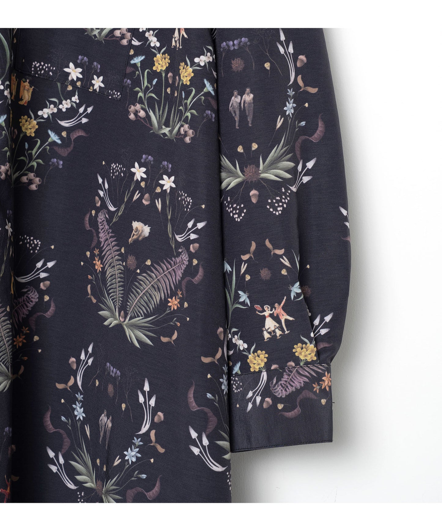 BEDSIDEDRAMA / Dance In The Garden Maxi Shirt - BLACK