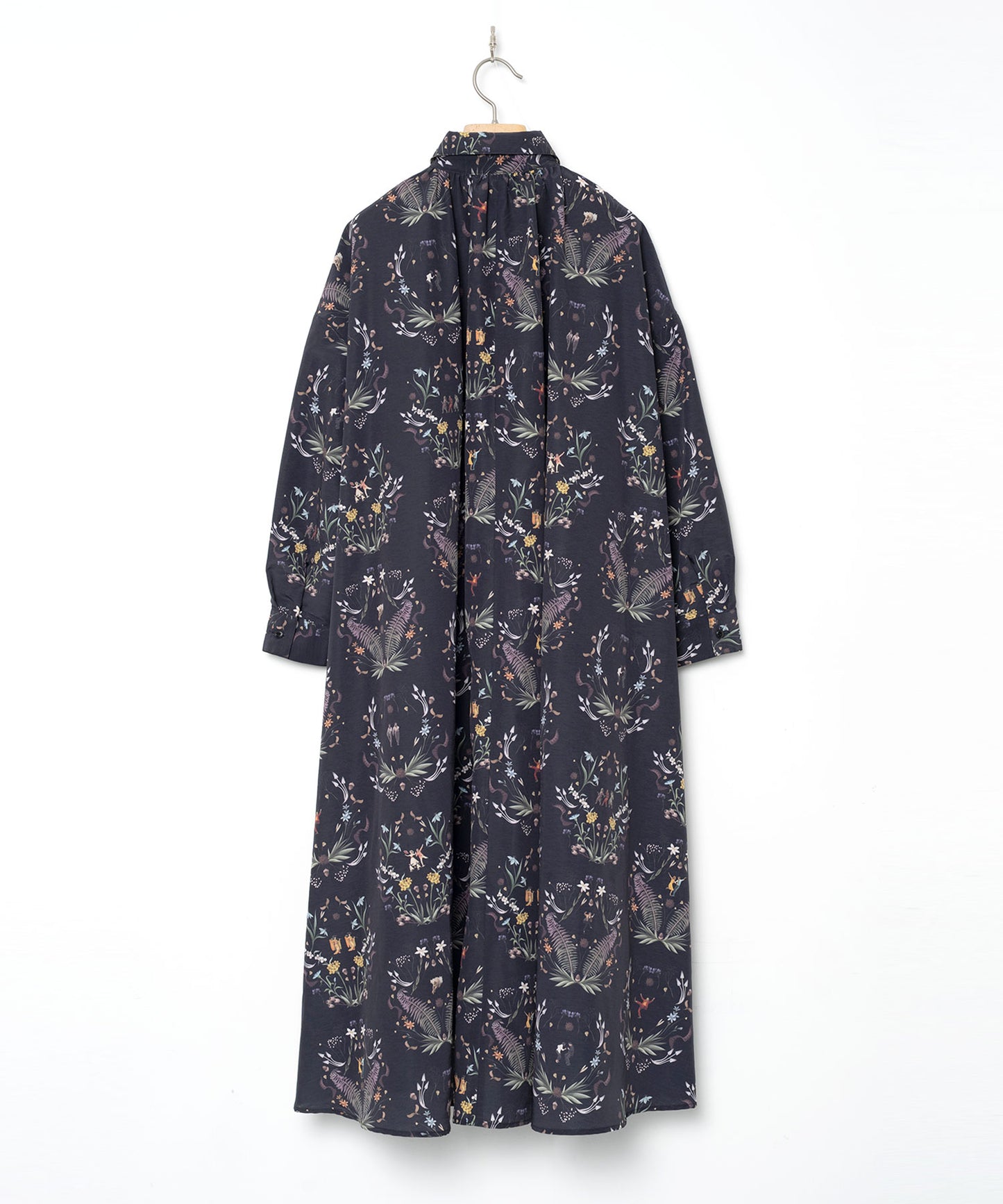 BEDSIDEDRAMA / Dance In The Garden Maxi Shirt - BLACK