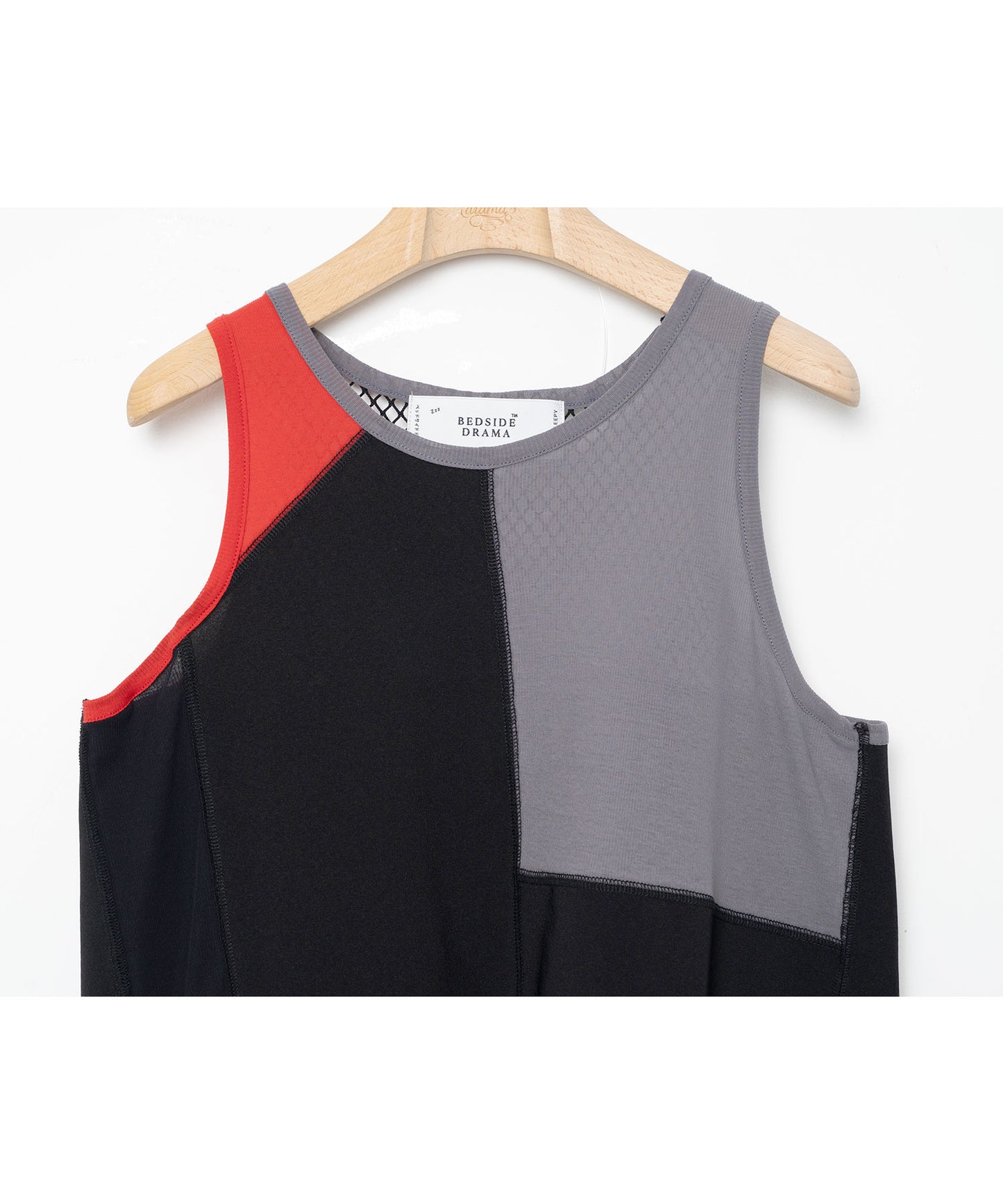 BEDSIDEDRAMA / Colored Tank Dress - BLACK