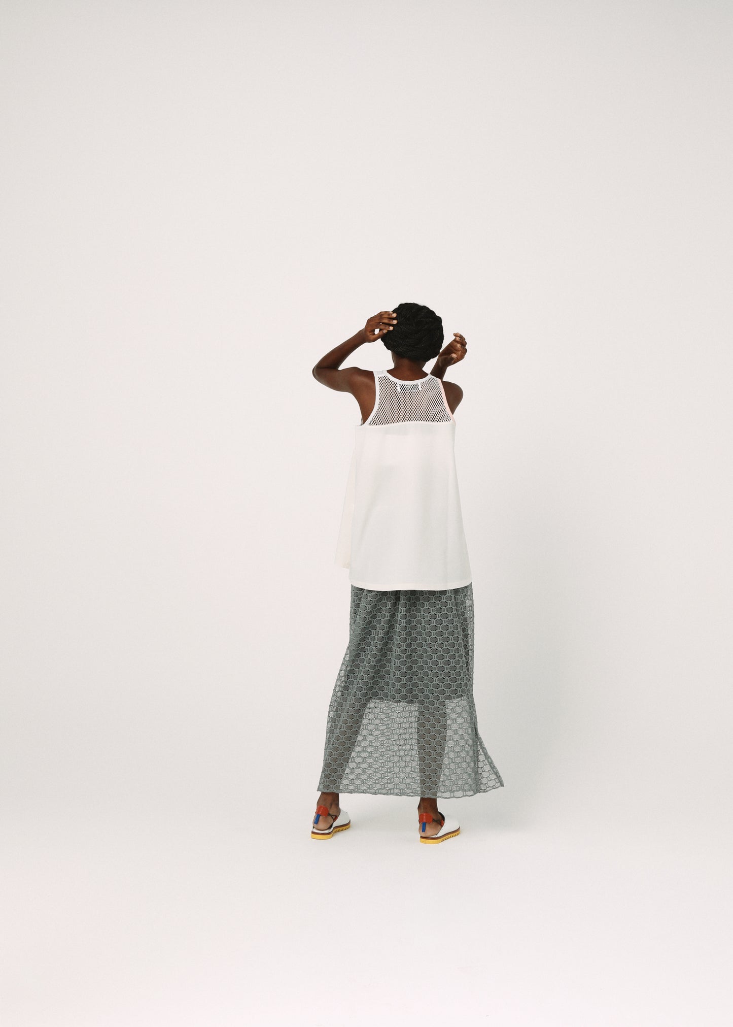 BEDSIDEDRAMA / Colored Tank Dress - L.GREY