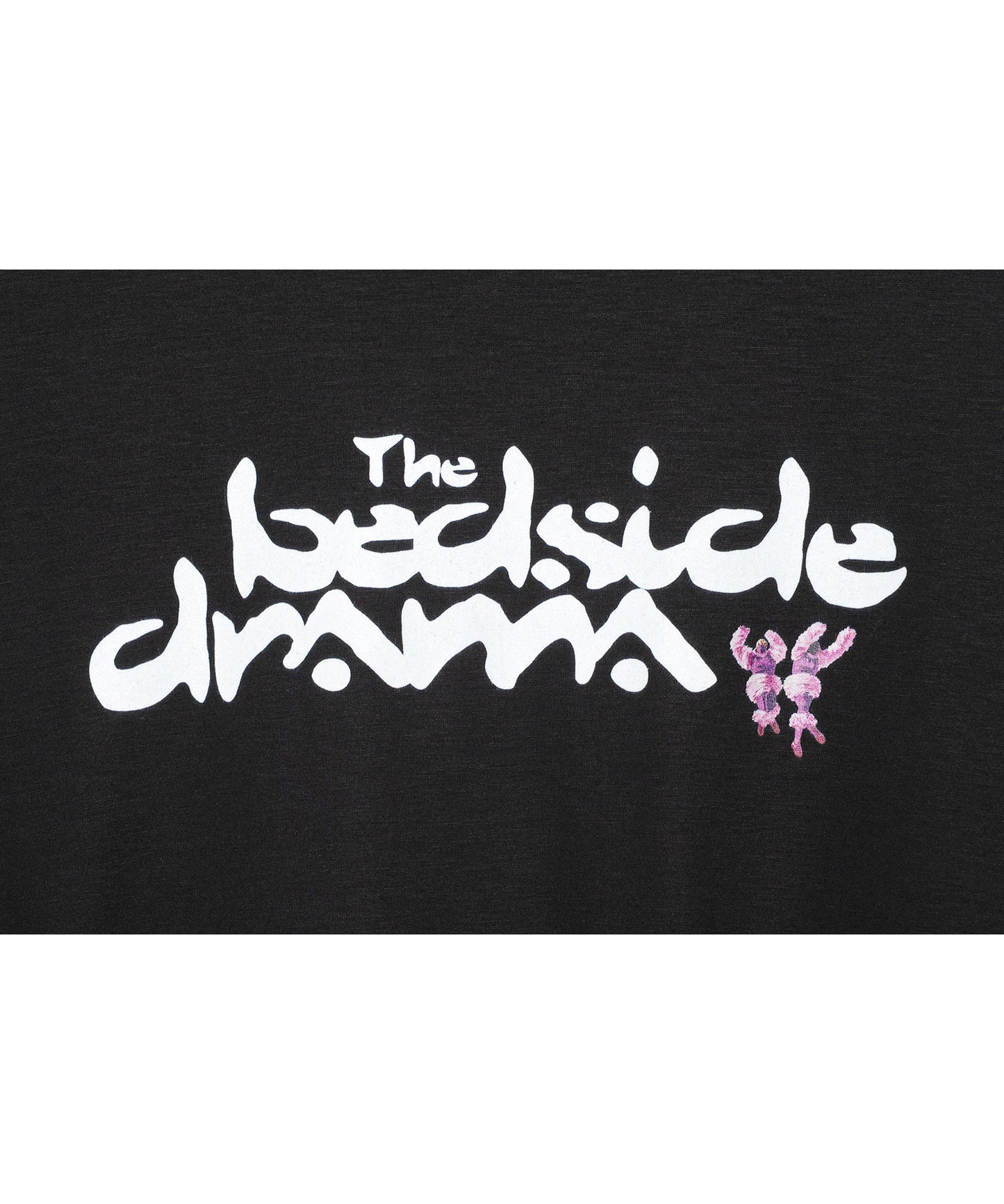 BEDSIDEDRAMA / BEDSIDE SISTERS Wide L/S Tee - BLACK