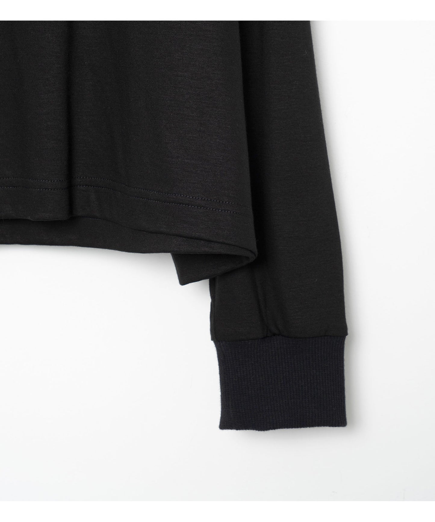 BEDSIDEDRAMA / BEDSIDE SISTERS Wide L/S Tee - BLACK