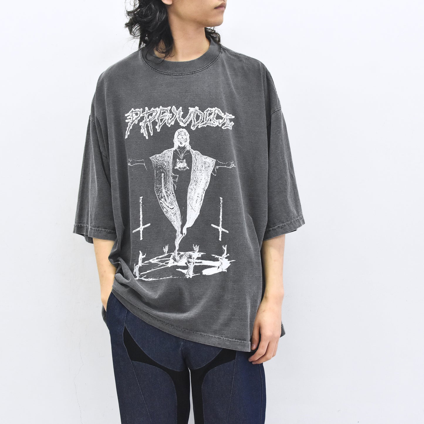 BODYSONG. / TEE/PHOTOCHROMIC/OHIANA - BLACK