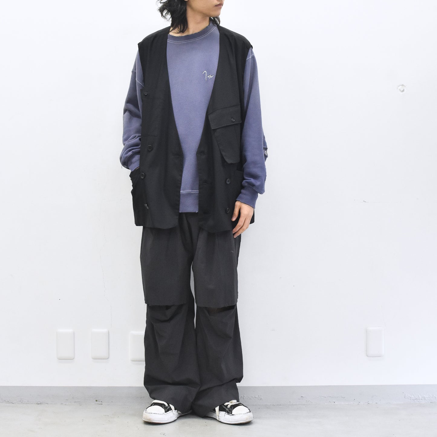 THE JEAN PIERRE / French Army Cargo Jilet - BLACK