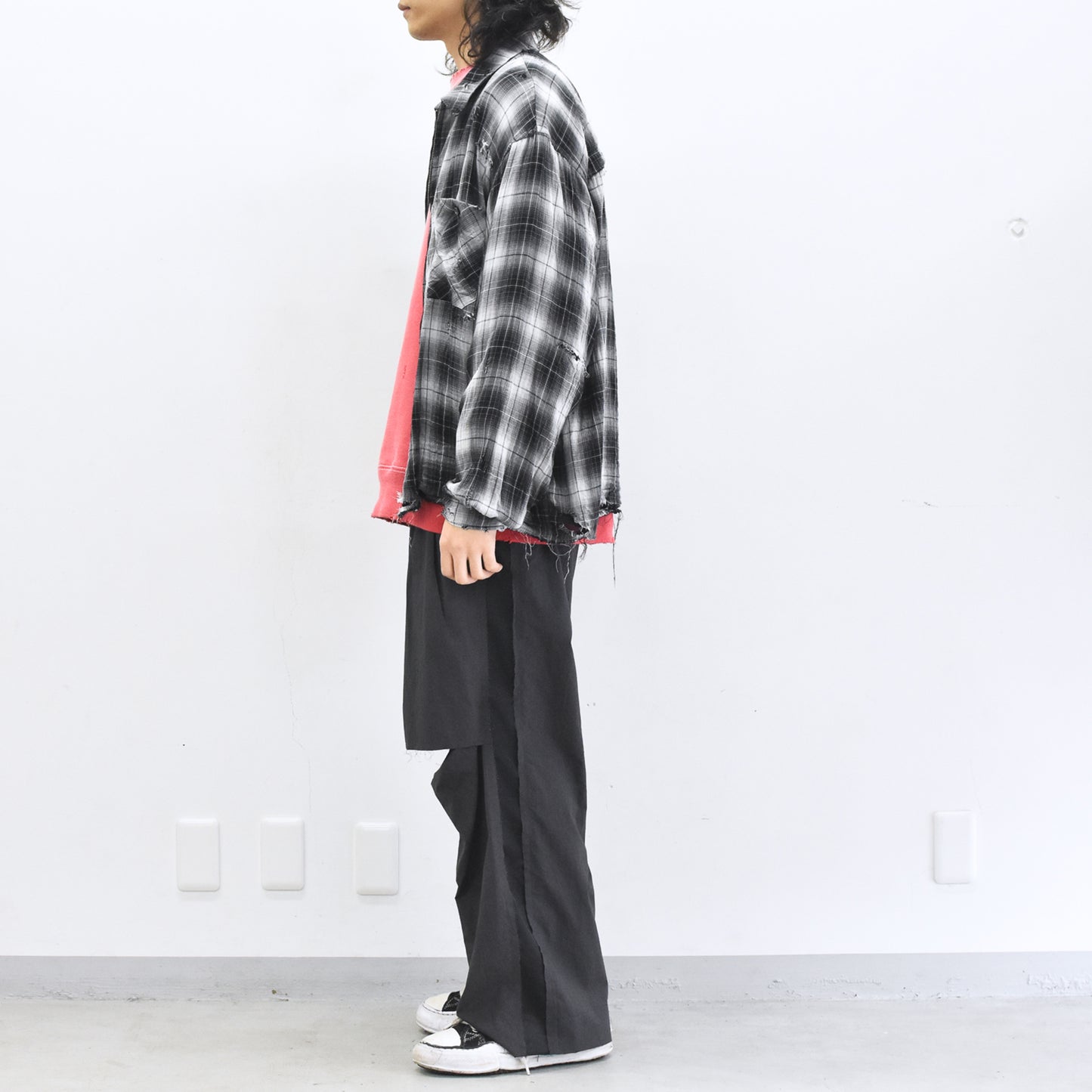 THE JEAN PIERRE / Grunge Destroy Kurt Shirt - BLACK