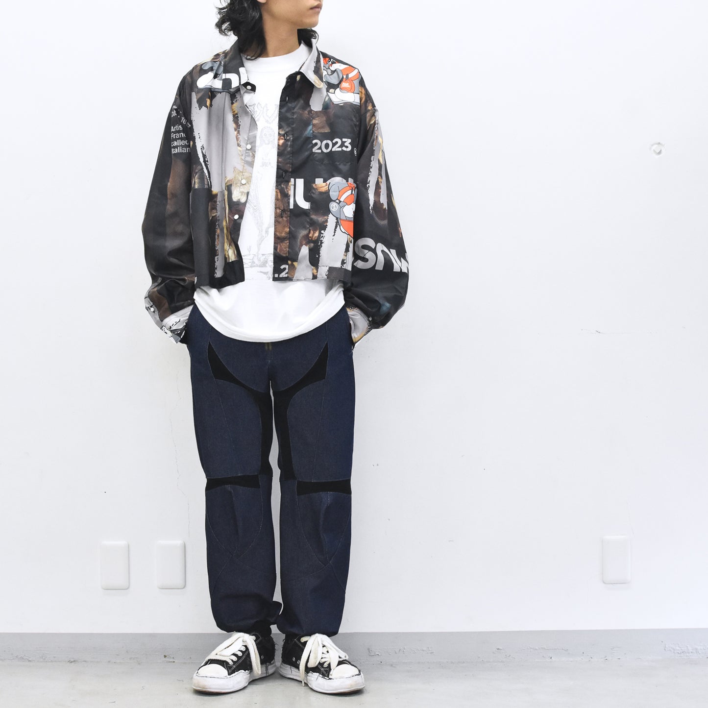 BODYSONG. / FAMOUS PAINTING SHIRTS/ATOZ - BLACK