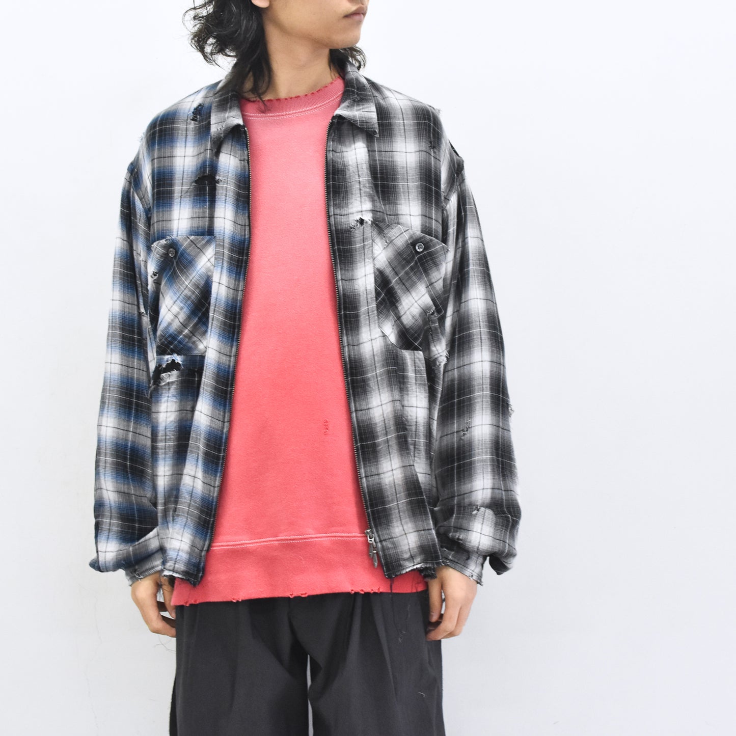 THE JEAN PIERRE / Grunge Destroy Kurt Shirt - MIX