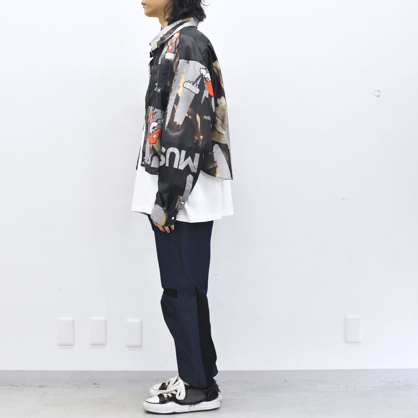 BODYSONG. / FAMOUS PAINTING SHIRTS/ATOZ - BLACK
