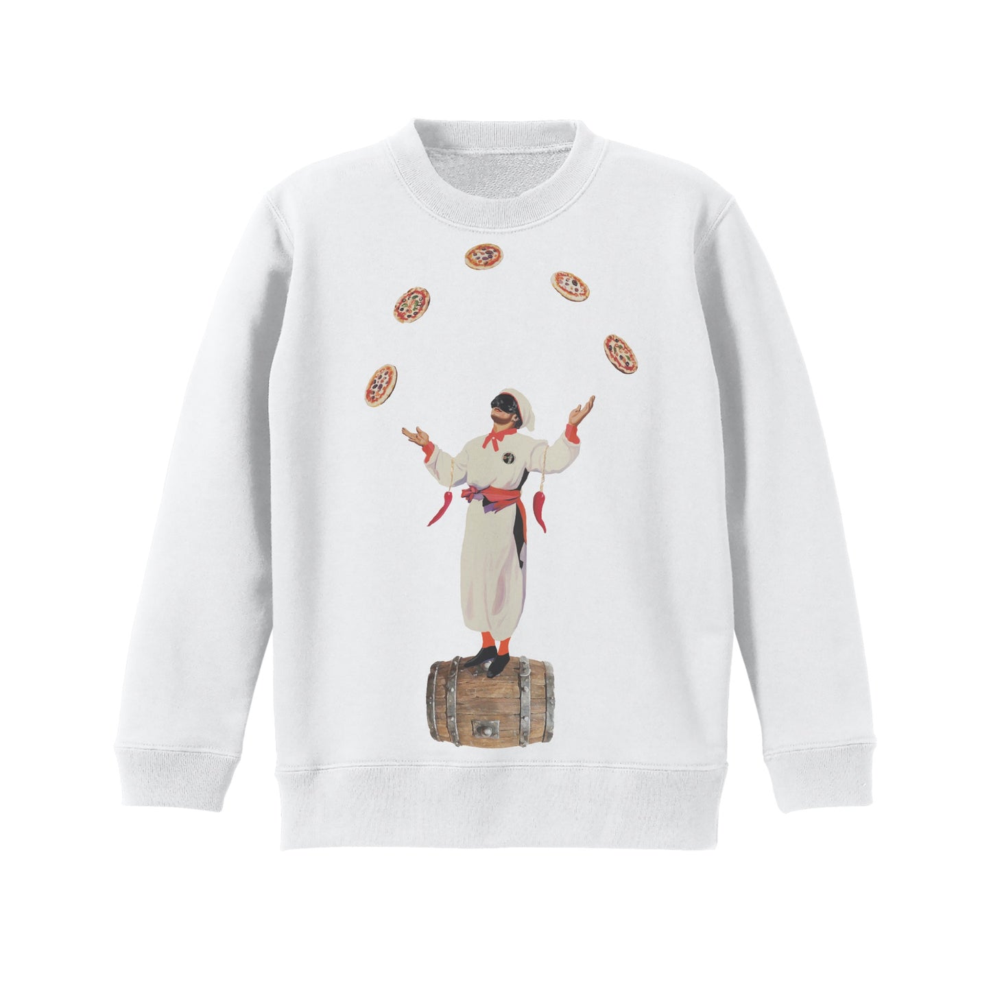 KAA / 先行予約 PIZZA OF LIFE SWEAT - WHITE