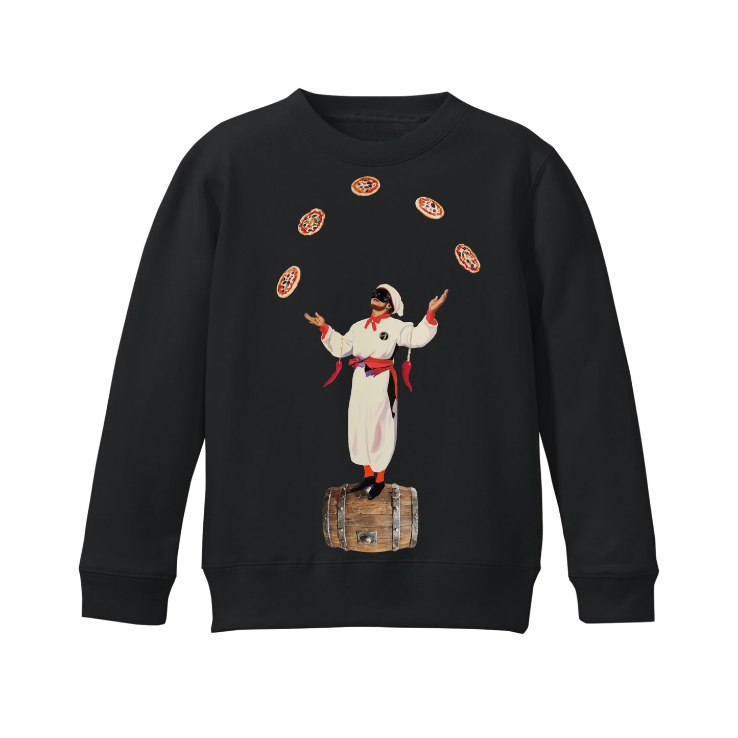 KAA / 先行予約 PIZZA OF LIFE SWEAT - BLACK