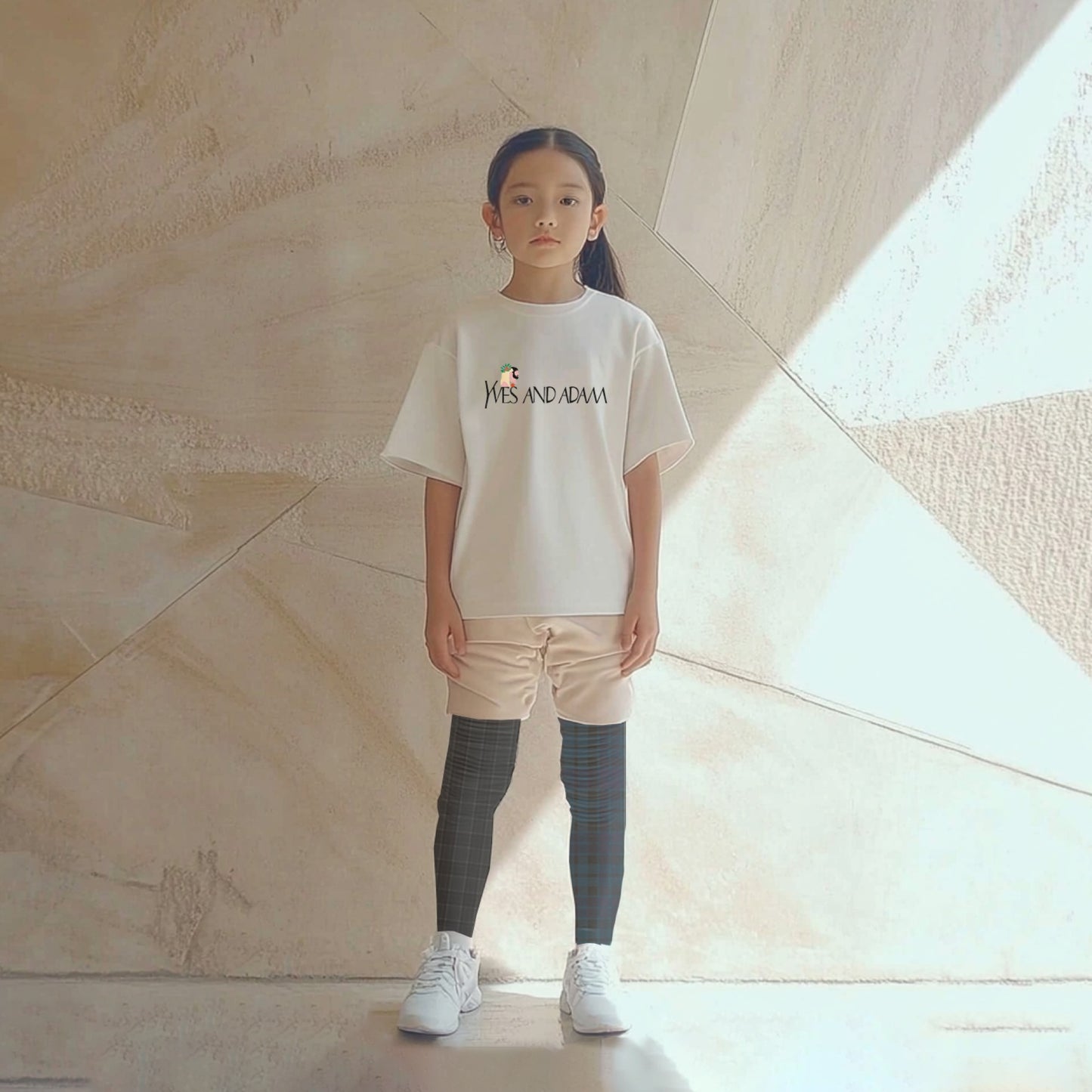 KAA / 先行予約 YVES AND ADAM T-SHIRT - WHITE