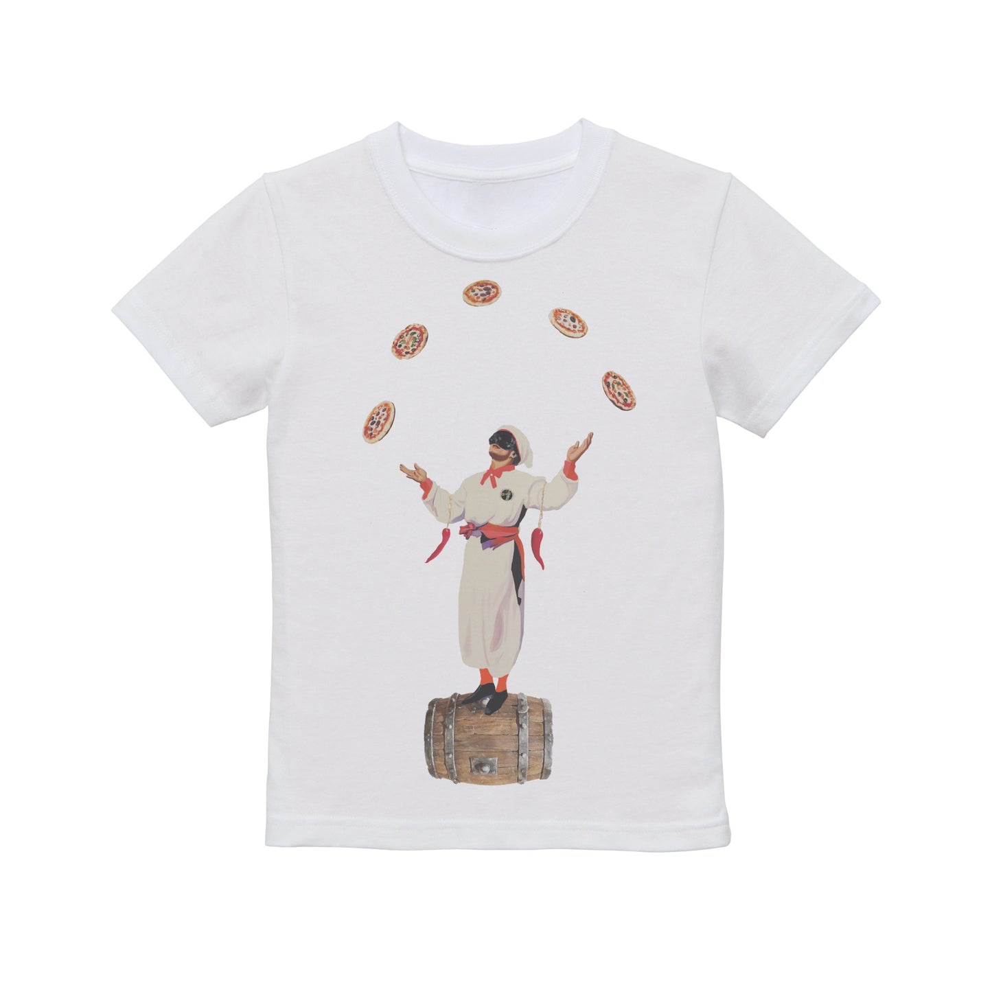KAA / 先行予約 PIZZA OF LIFE T-SHIRT - WHITE