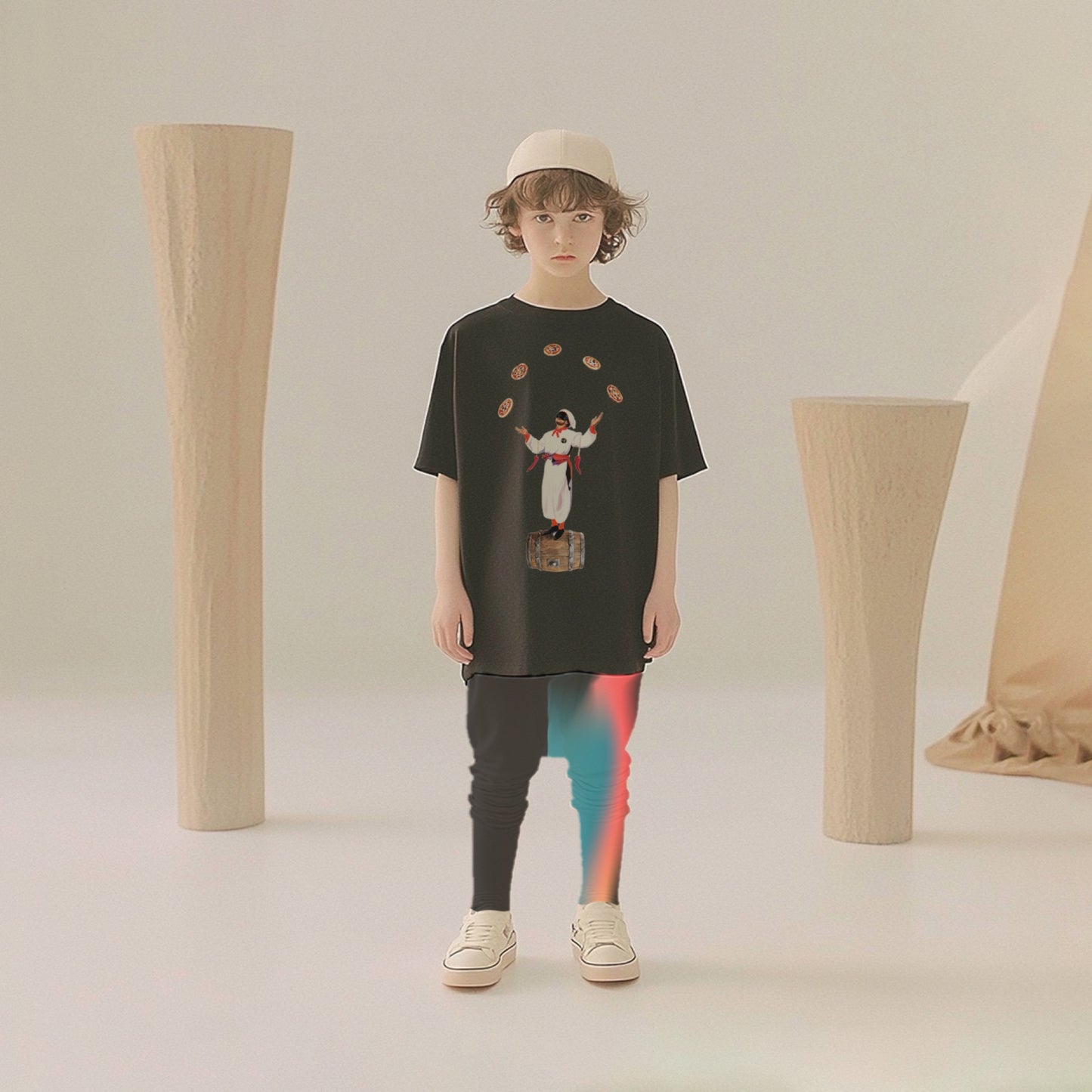 KAA / 先行予約 PIZZA OF LIFE T-SHIRT - BLACK