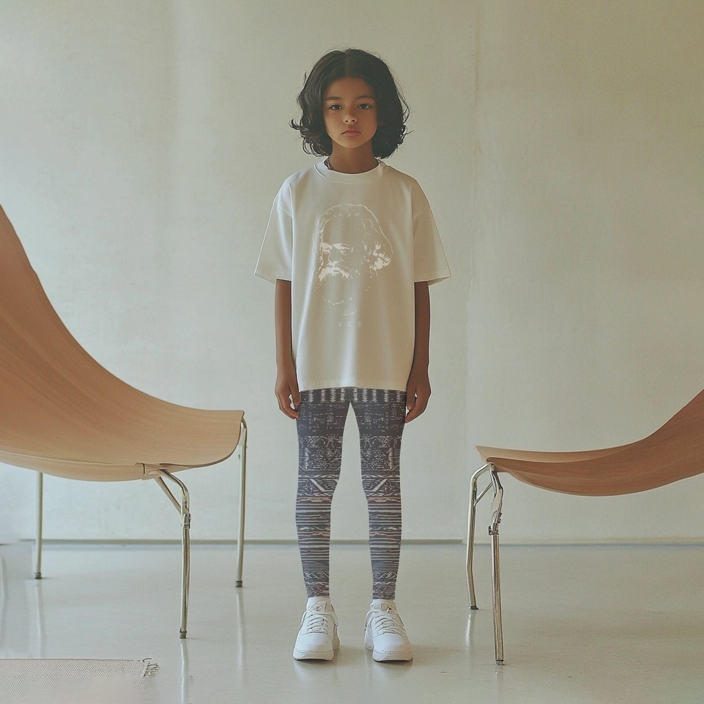 KAA / 先行予約 ECONOMY EMBROI T-SHIRT - WHITE