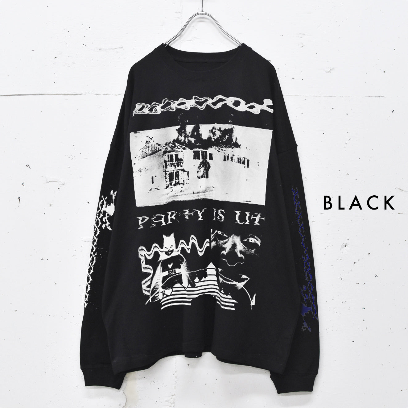 FUMEI / PARTY IS LIT L/S T-SHIRT