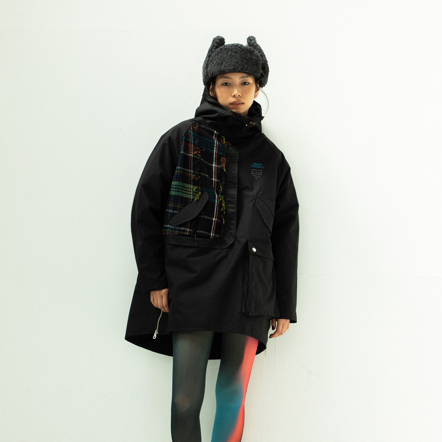 STOF / 先行予約 WOOL MIX PULLOVER COAT - KHAKI