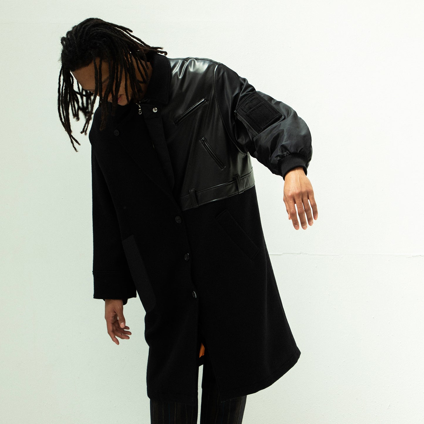 STOF / 先行予約 FUSION RIDERS MIX COAT - BLACK