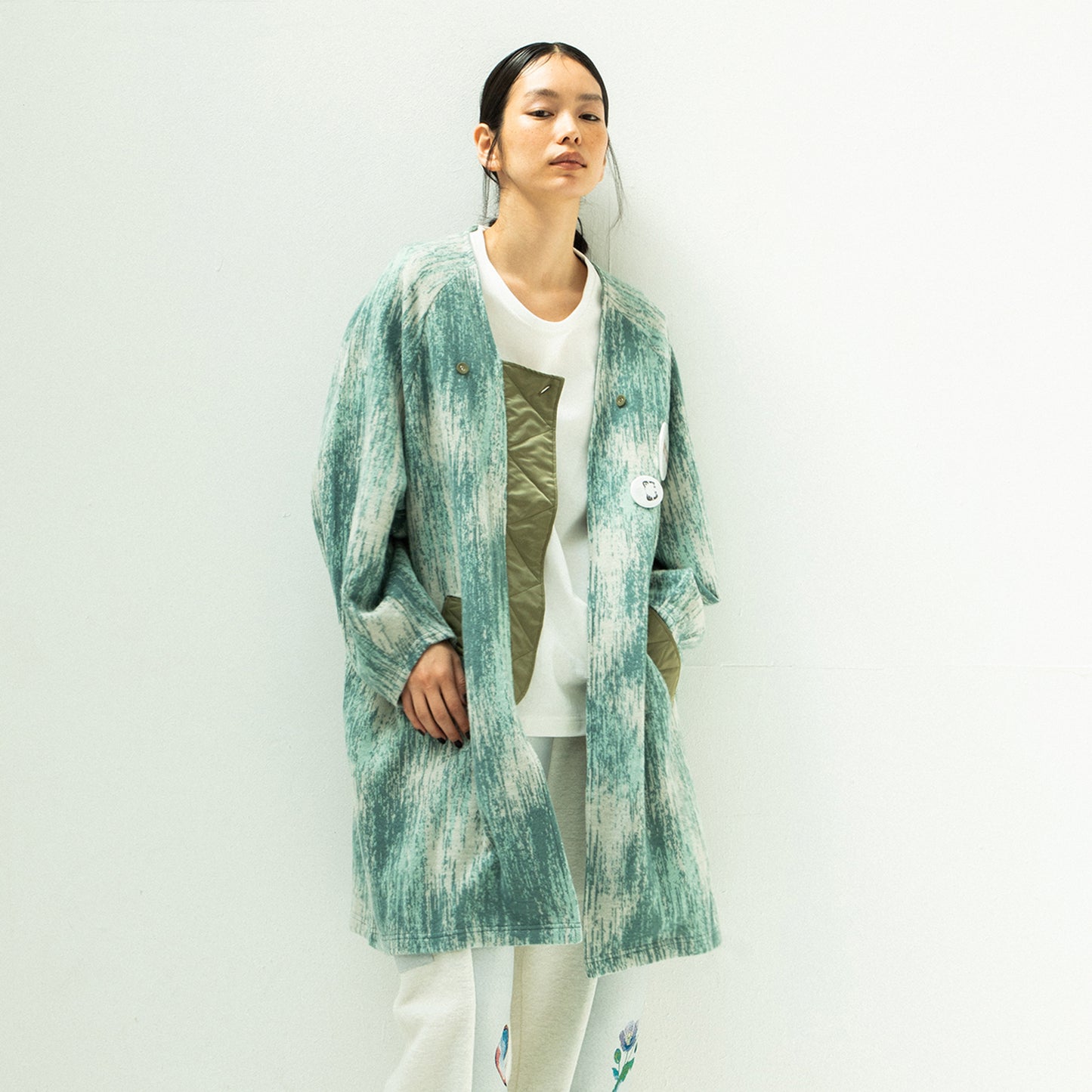 STOF / 先行予約 DIM MOHAIR CORDIGAN - GREY