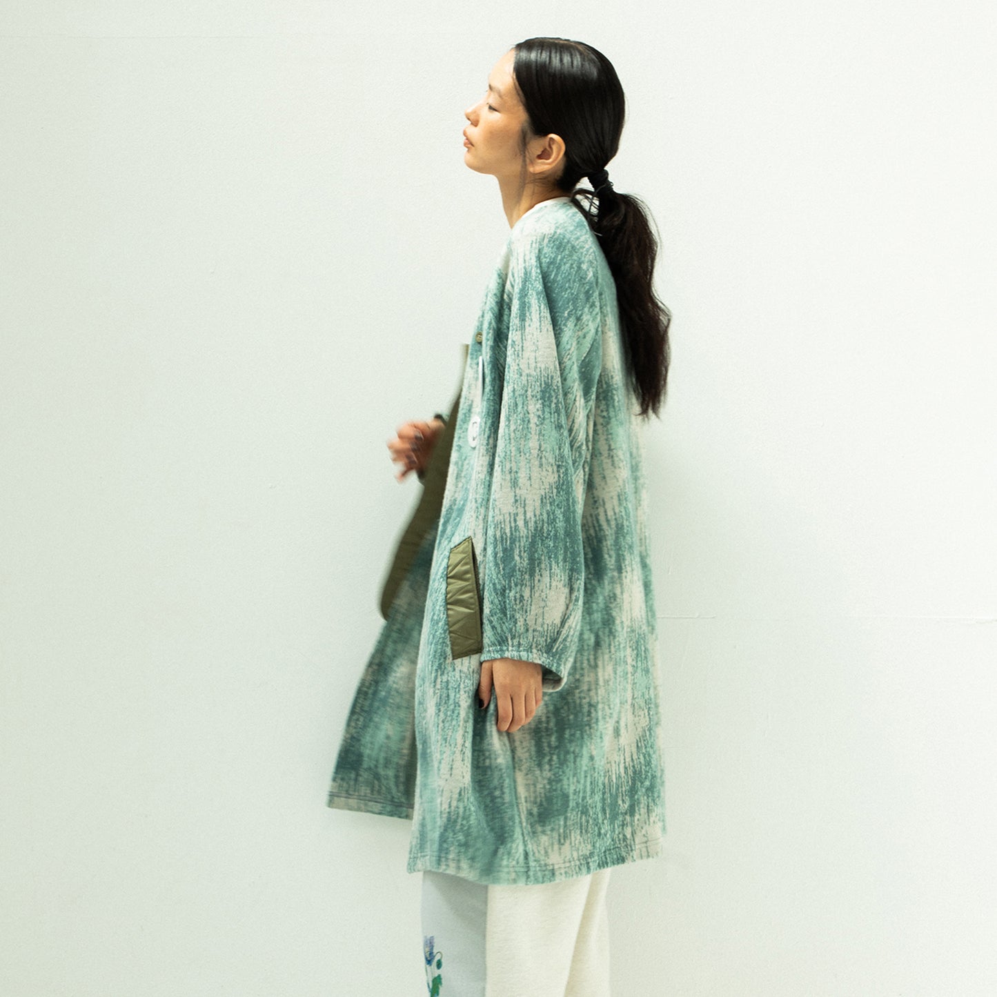 STOF / 先行予約 DIM MOHAIR CORDIGAN - GREY