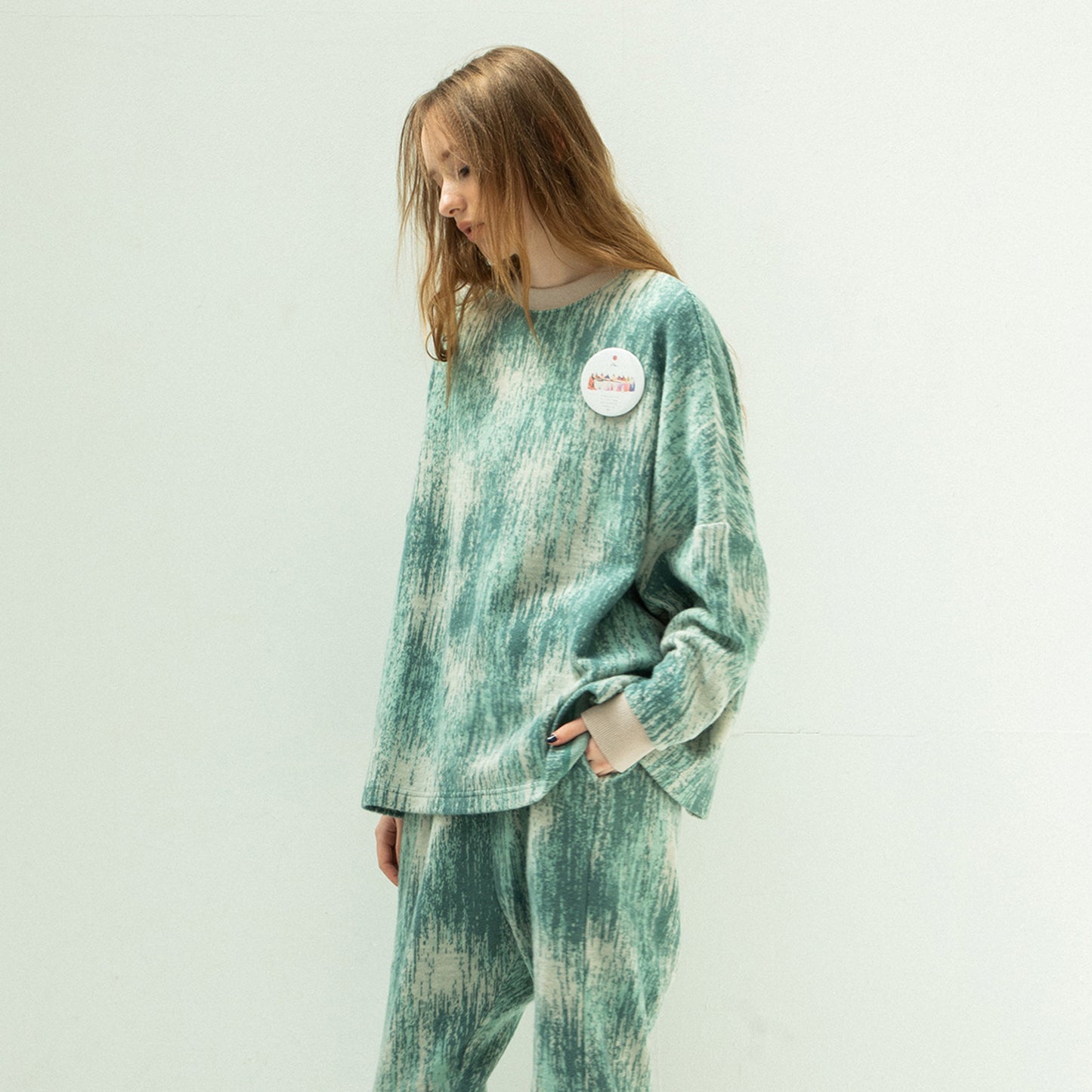 STOF / 先行予約 DIM MOHAIR PULLOVER - GREY
