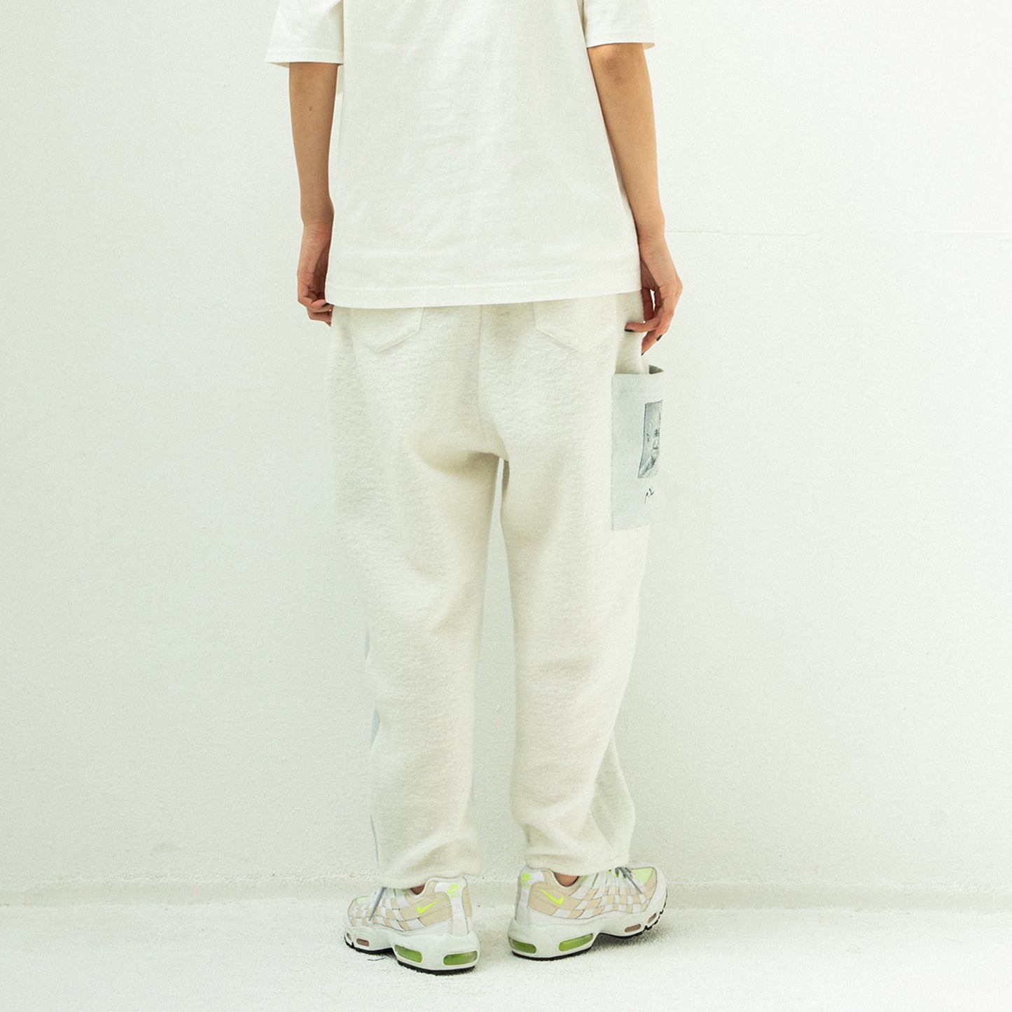 STOF / 先行予約 FLAGMENTS MIX DAYOFF PANT - WHITE