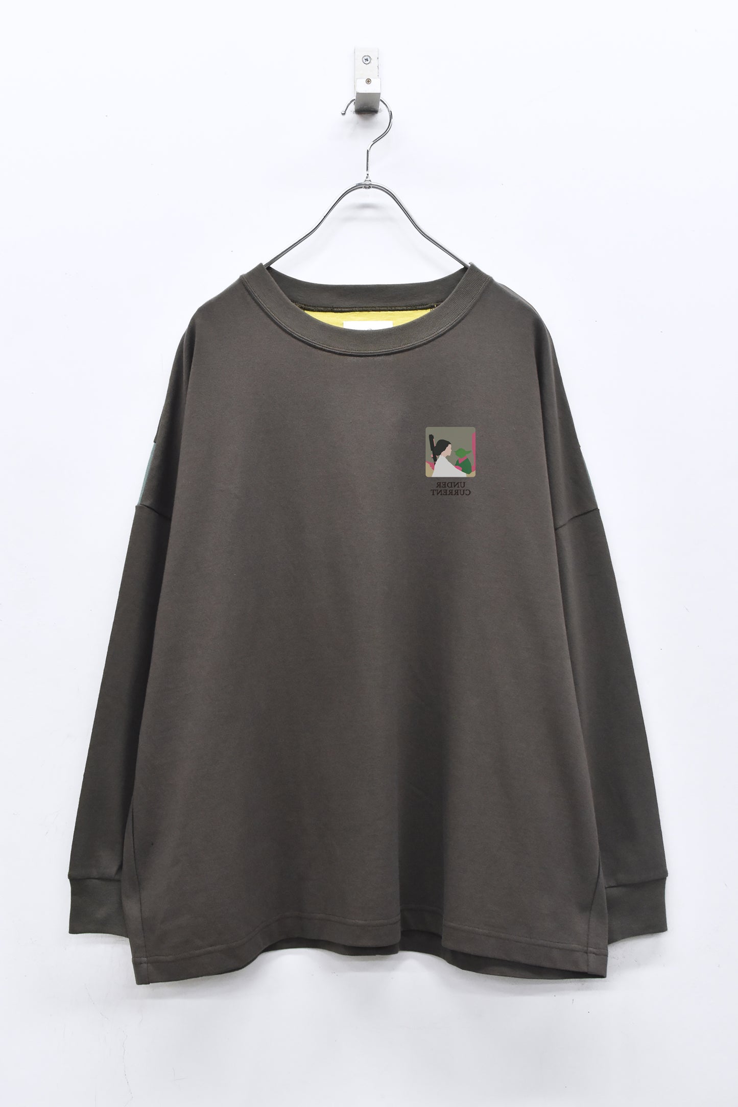 STOF / 先行予約 COLOR MIX RELAX TEE- CHACOAL
