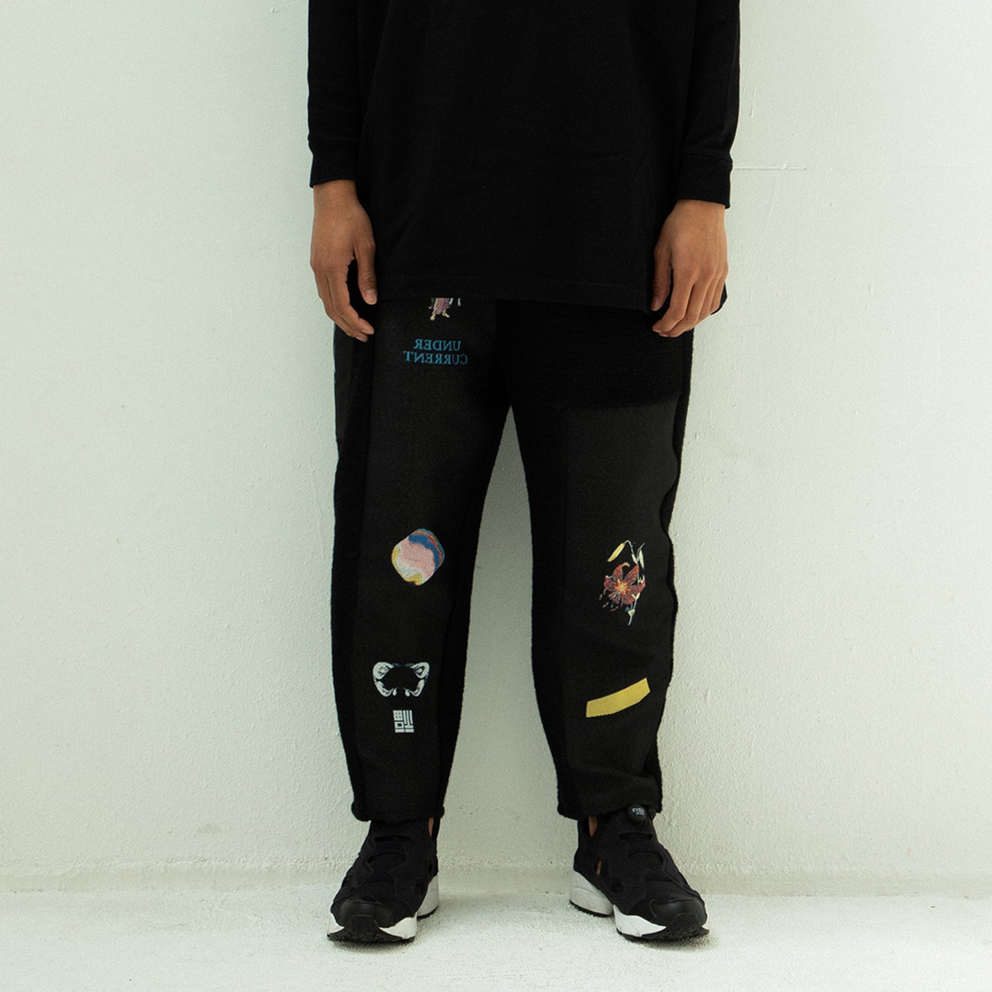 STOF / 先行予約 FLAGMENTS MIX DAYOFF PANT - BLACK
