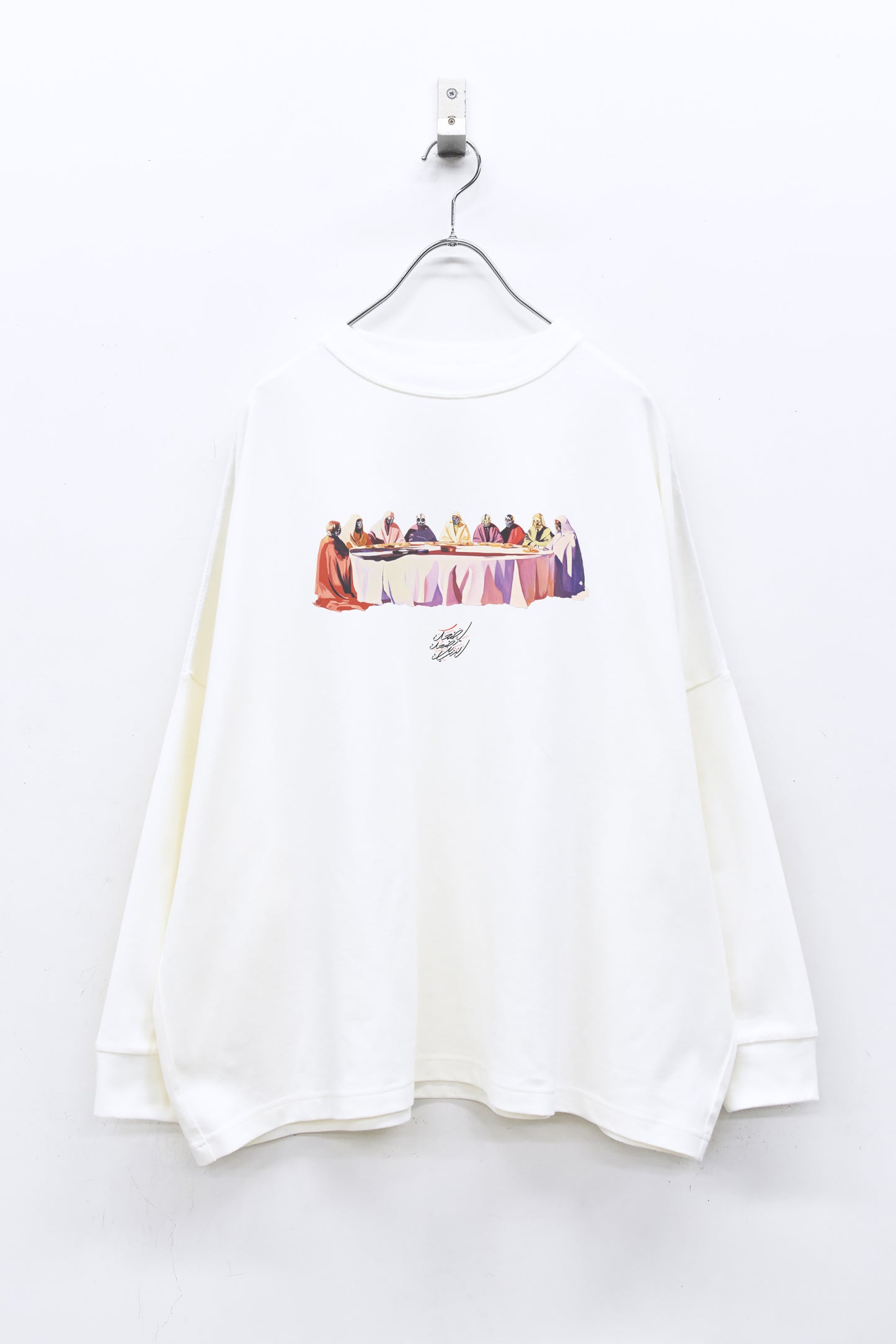 STOF / 先行予約 GALAXY DIALOGUE L/S T-SHIRT - WHITE
