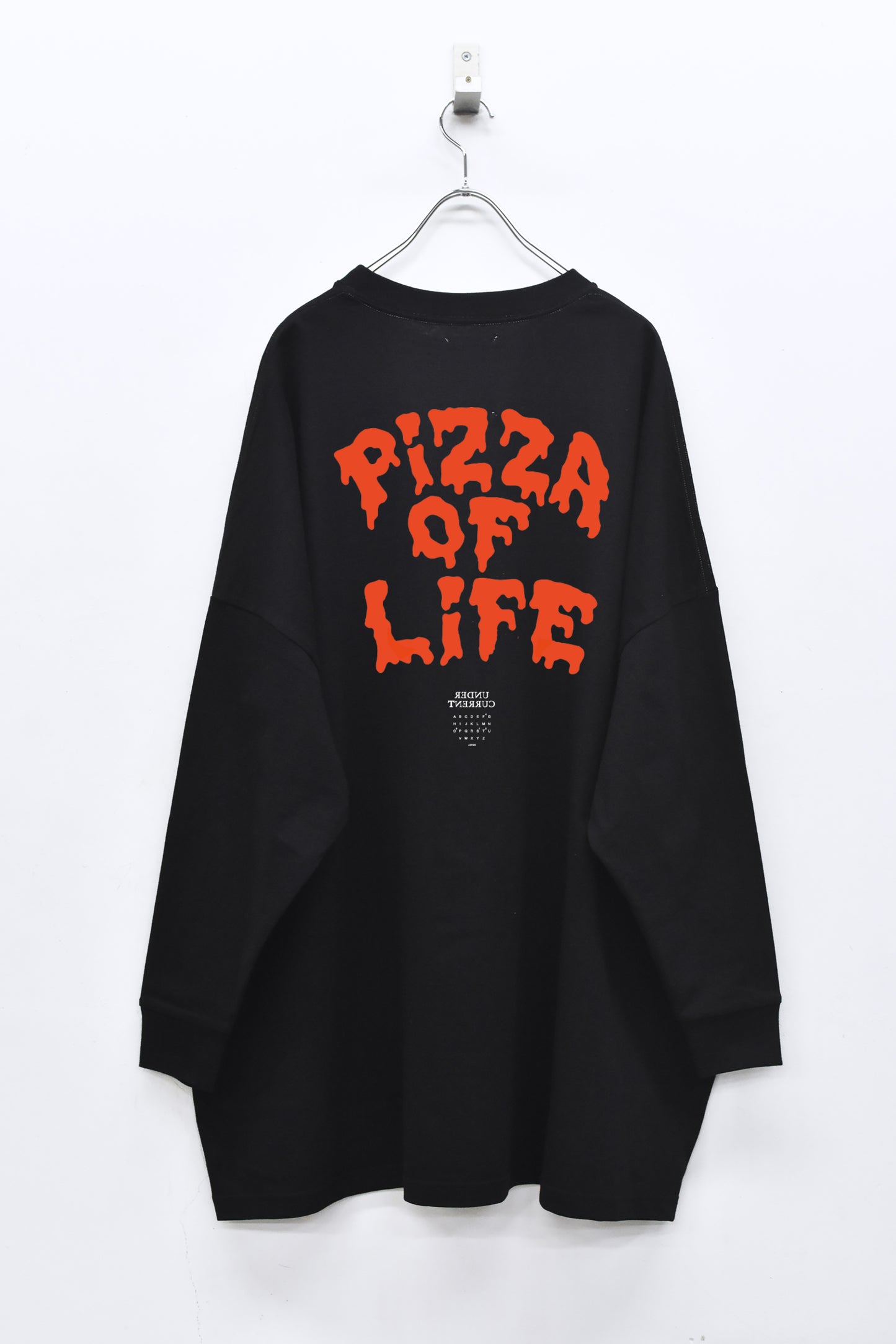 STOF / 先行予約 PIZZA OF LIFE L/S T-SHIRT - BLACK