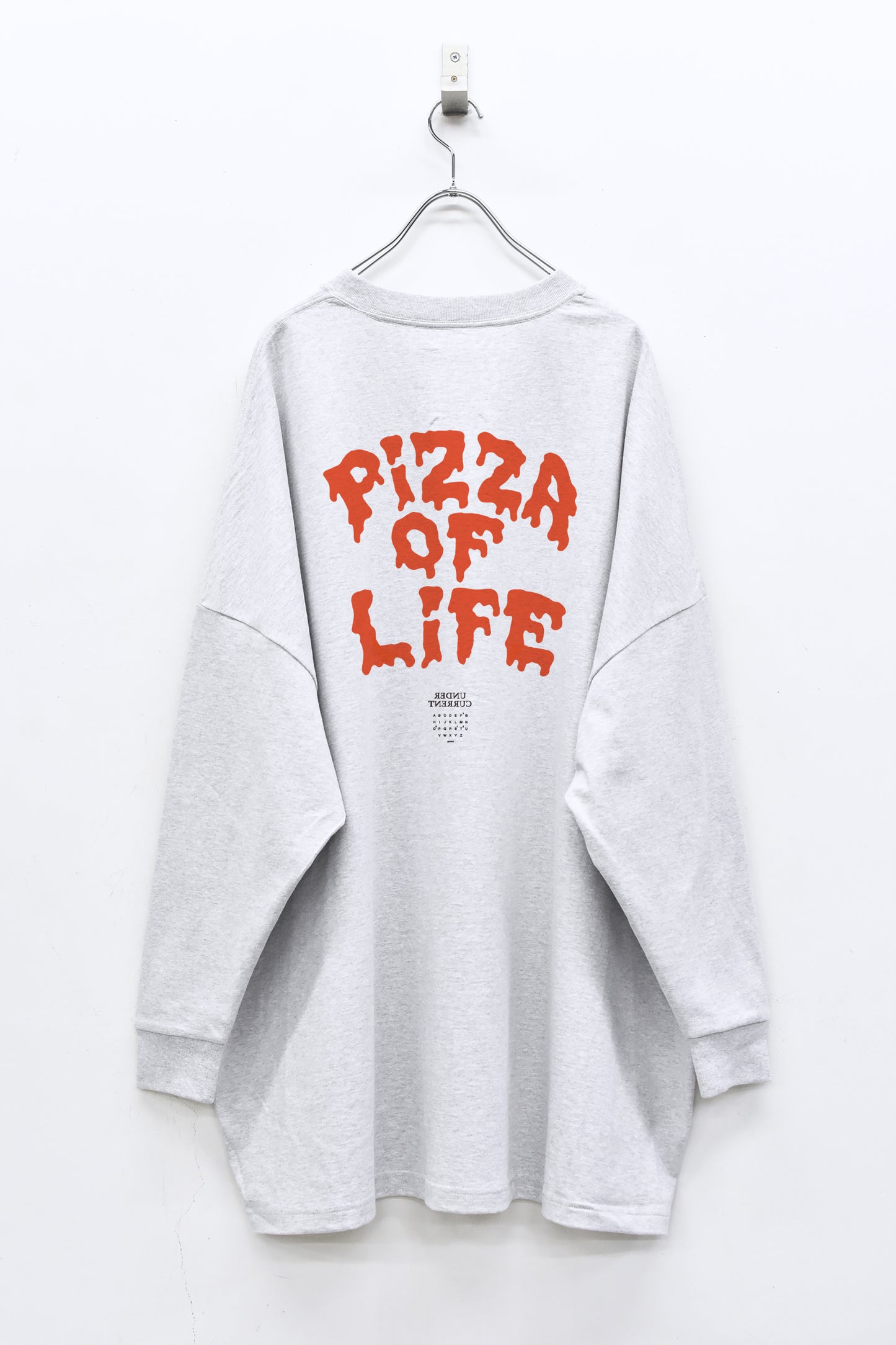 STOF / 先行予約 PIZZA OF LIFE L/S T-SHIRT - OATMEAL