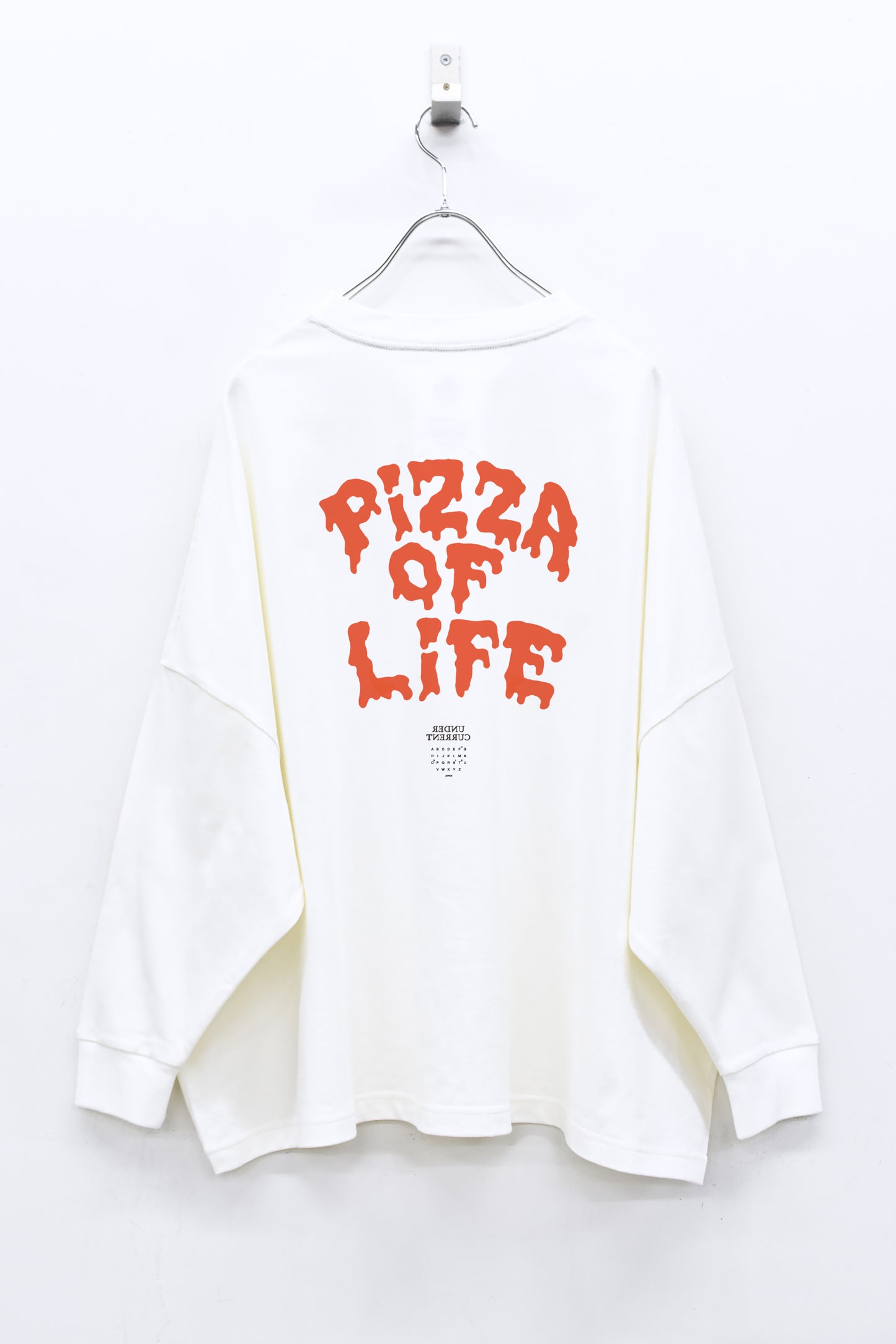 STOF / 先行予約 PIZZA OF LIFE L/S T-SHIRT - WHITE