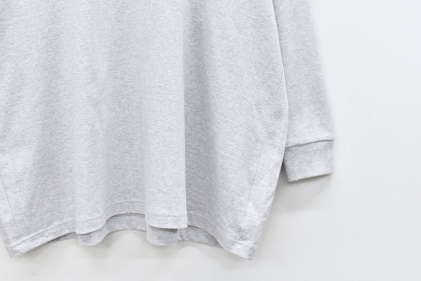 STOF / 先行予約 ECONOMY EMBROI L/S T-SHIRT - OATMEAL