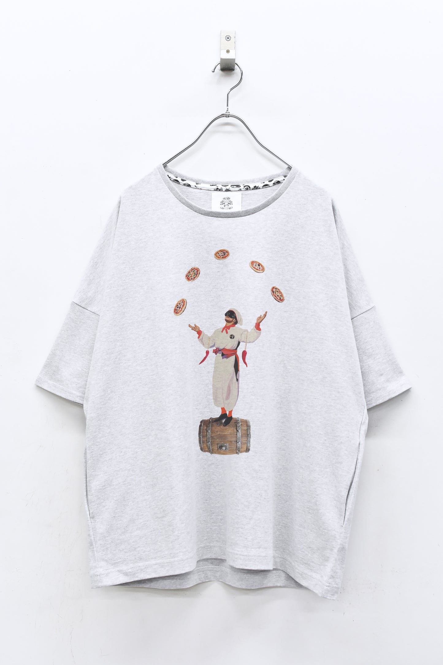 STOF / 先行予約 PIZZA OF LIFE T-SHIRT - OATMEAL