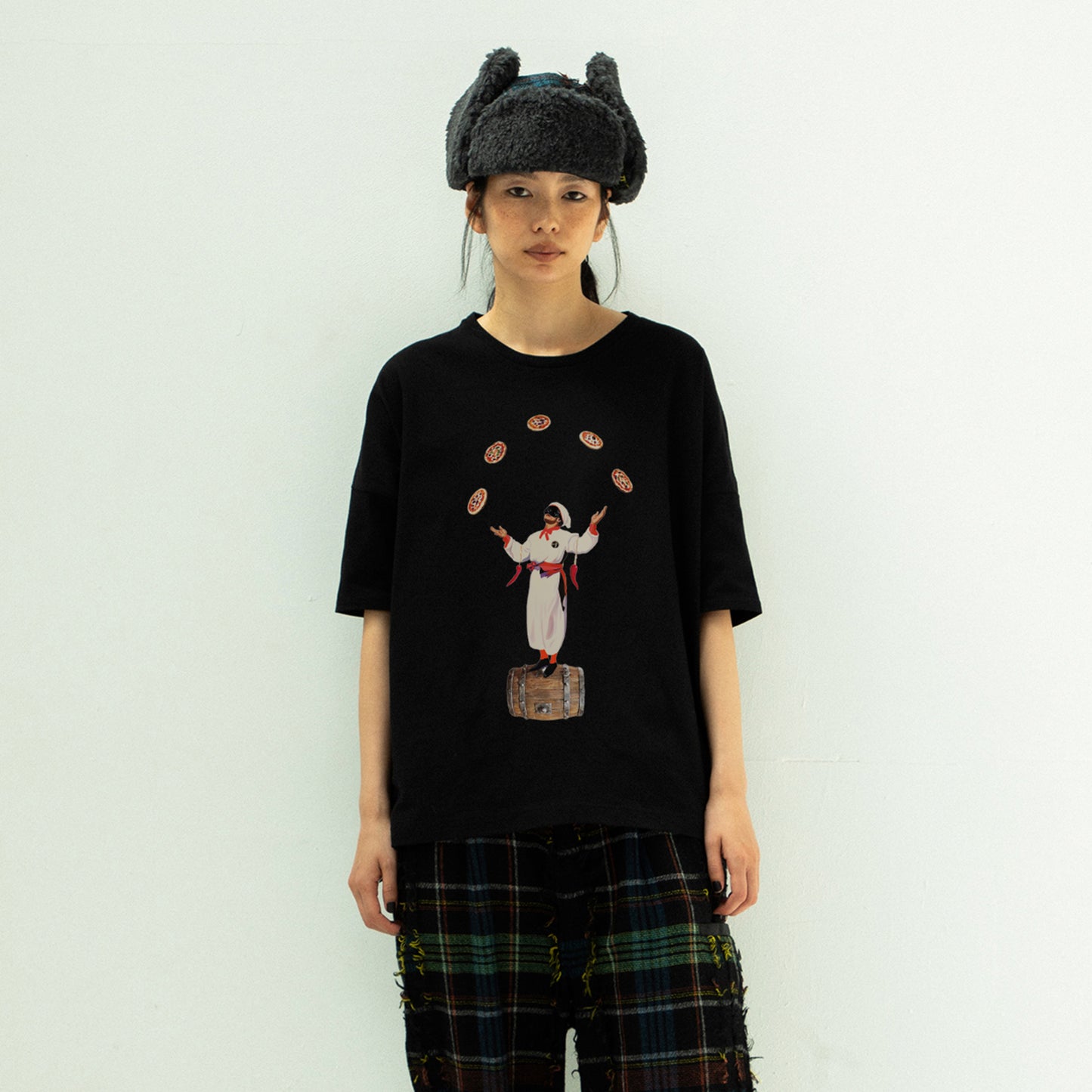 STOF / 先行予約 PIZZA OF LIFE T-SHIRT - BLACK