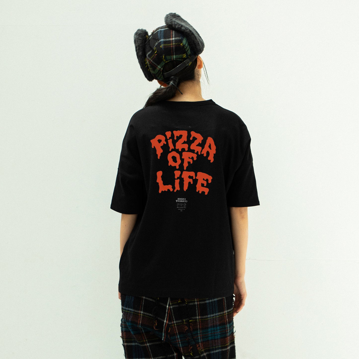 STOF / 先行予約 PIZZA OF LIFE T-SHIRT - BLACK