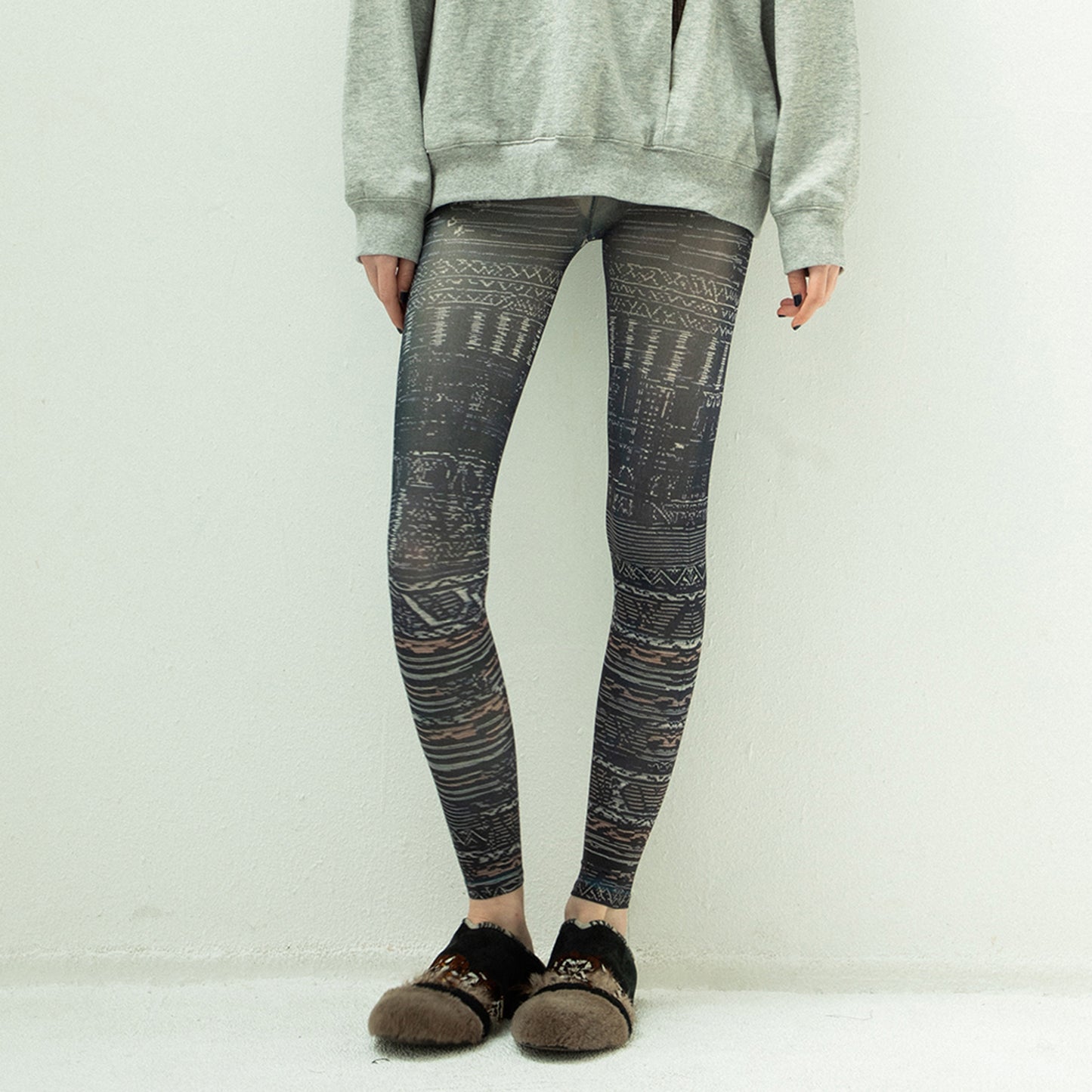 STOF / 先行予約 COLOR PRINT LEGGINS - FOLKLORE