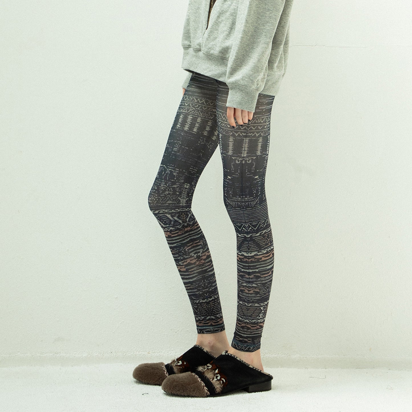 STOF / 先行予約 COLOR PRINT LEGGINS - FOLKLORE