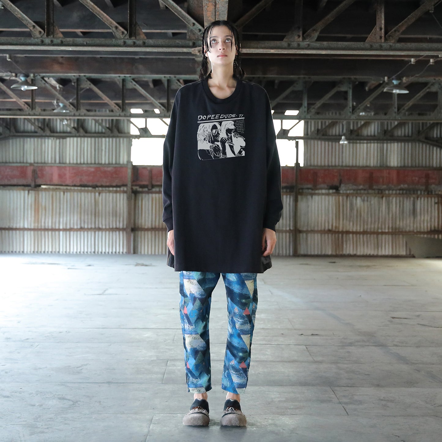 STOF / DOPEE DUDE L/S Tee - BLACK