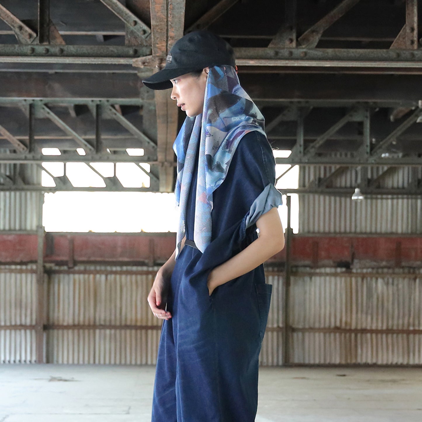 STOF / COOL DOTS (R) 2WAY Durag Cap - BLACK