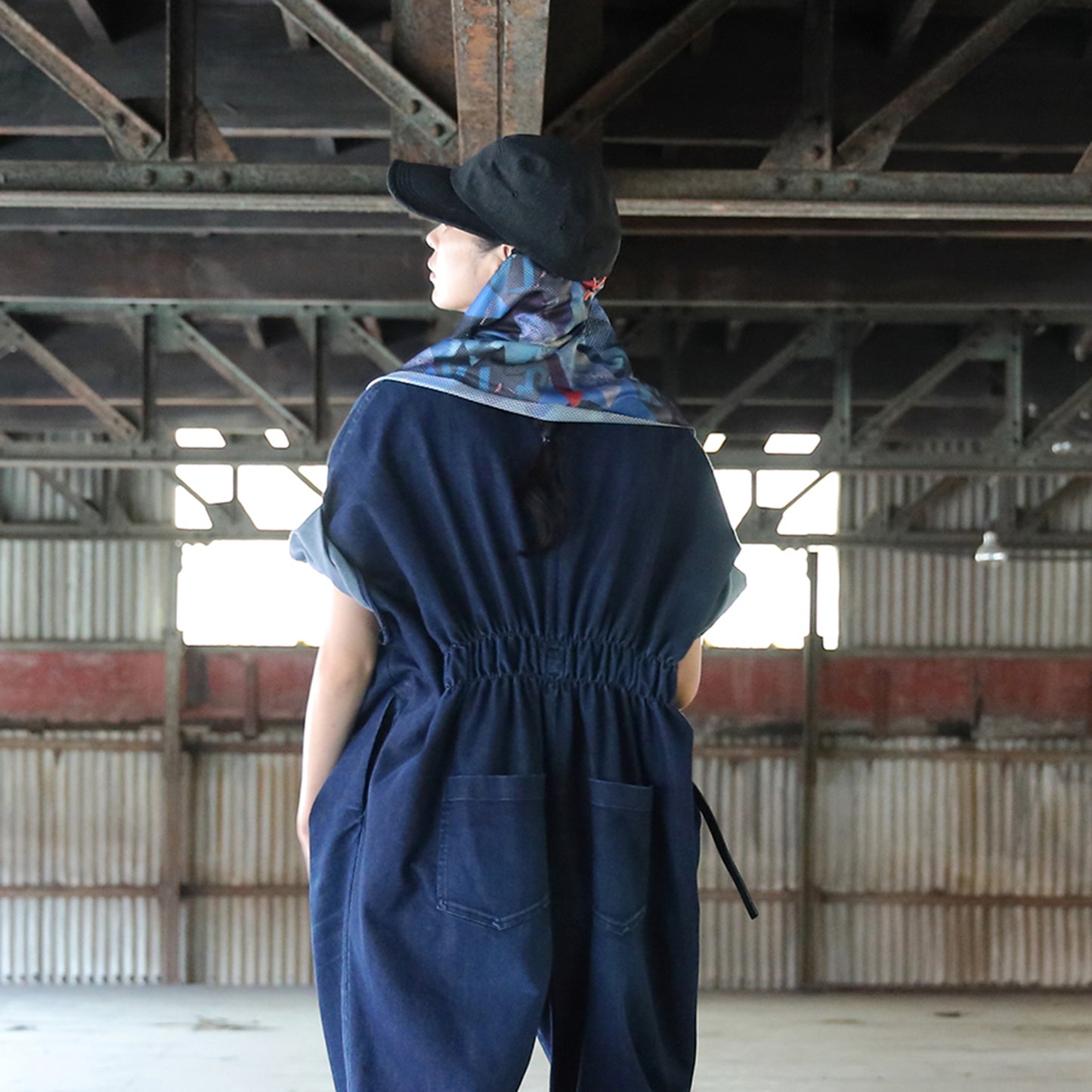 STOF / COOL DOTS (R) 2WAY Durag Cap - BLACK
