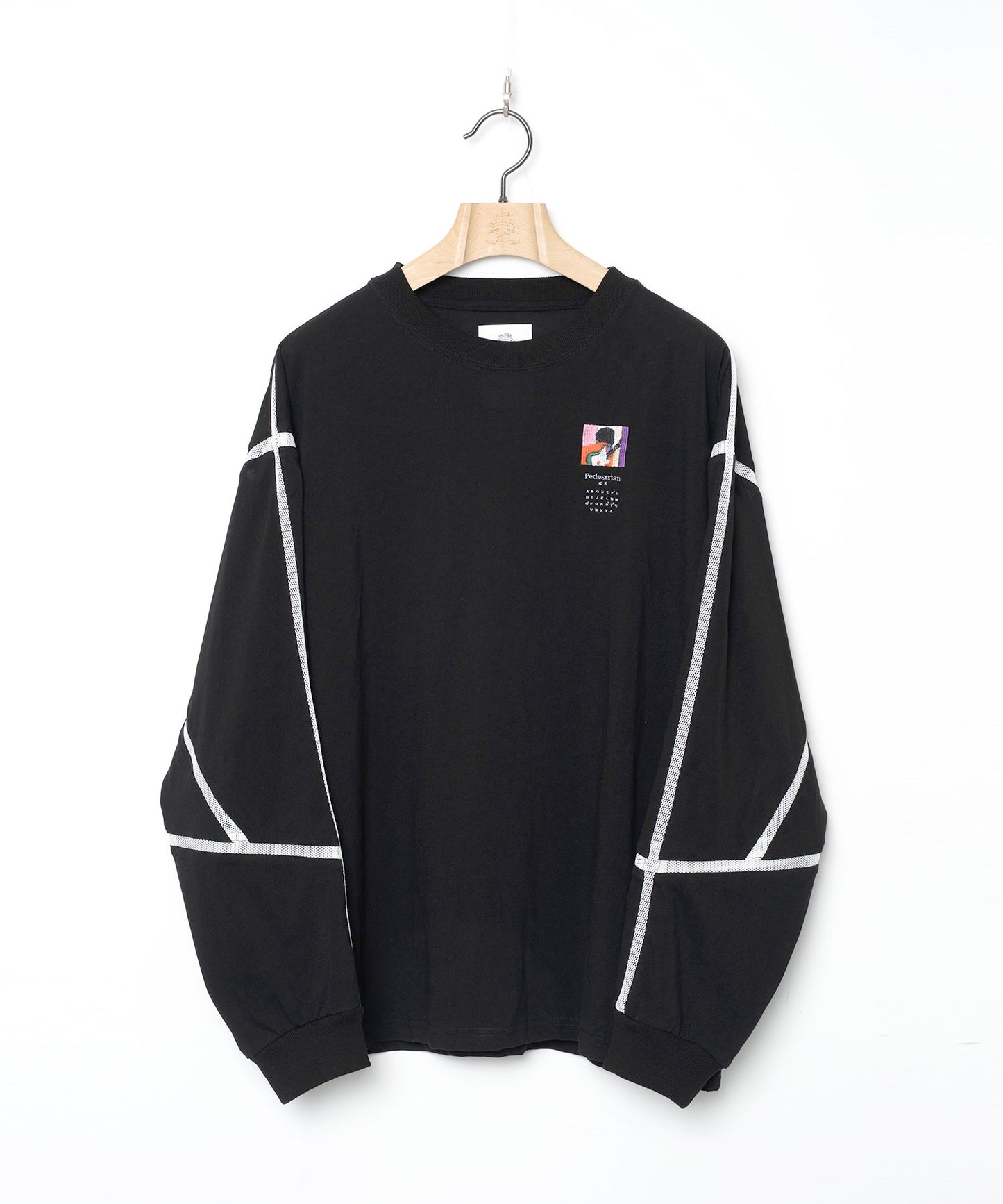 STOF / COMPLEXITY BORDER L/S TEE - BLACK