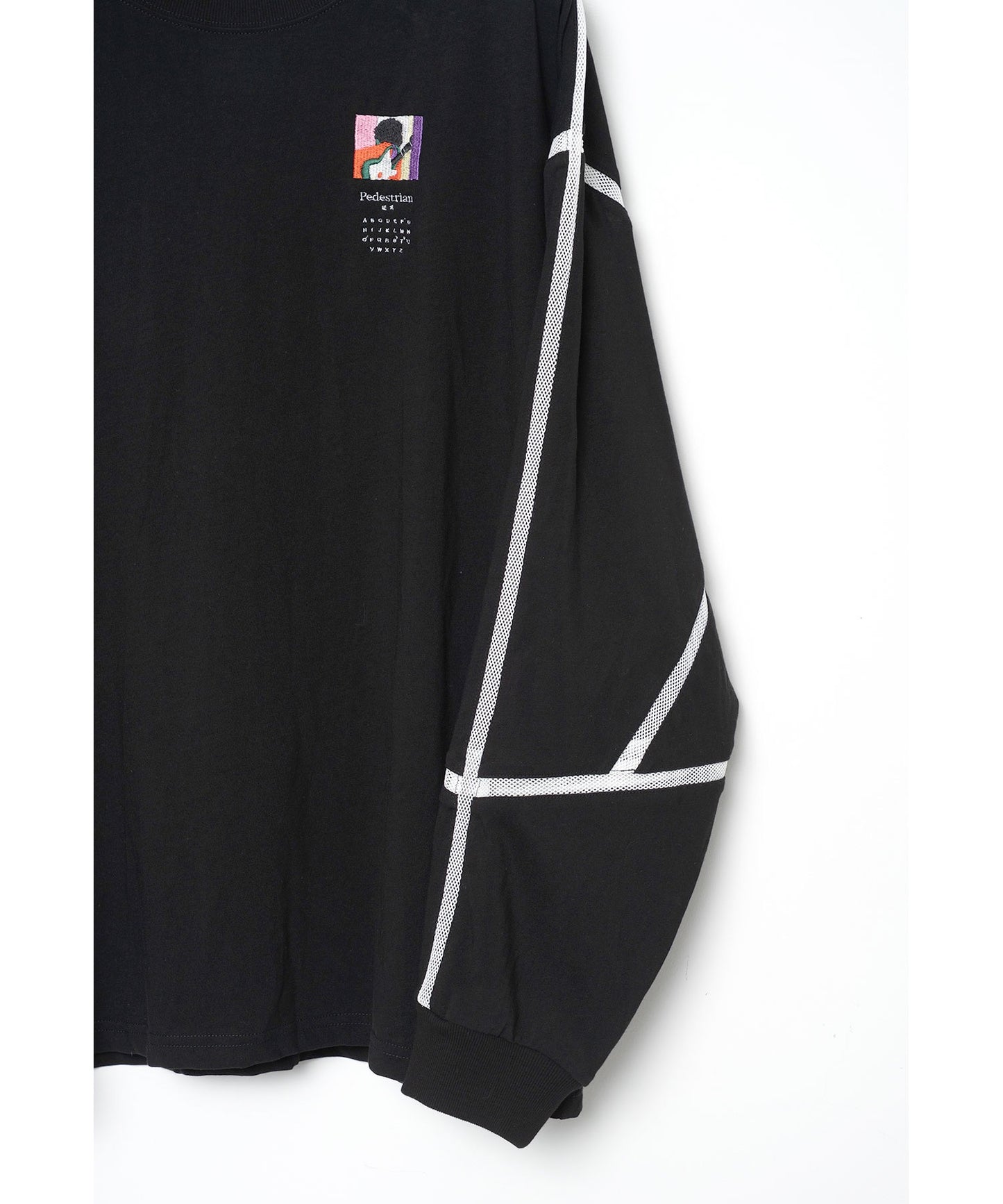 STOF / COMPLEXITY BORDER L/S TEE - BLACK