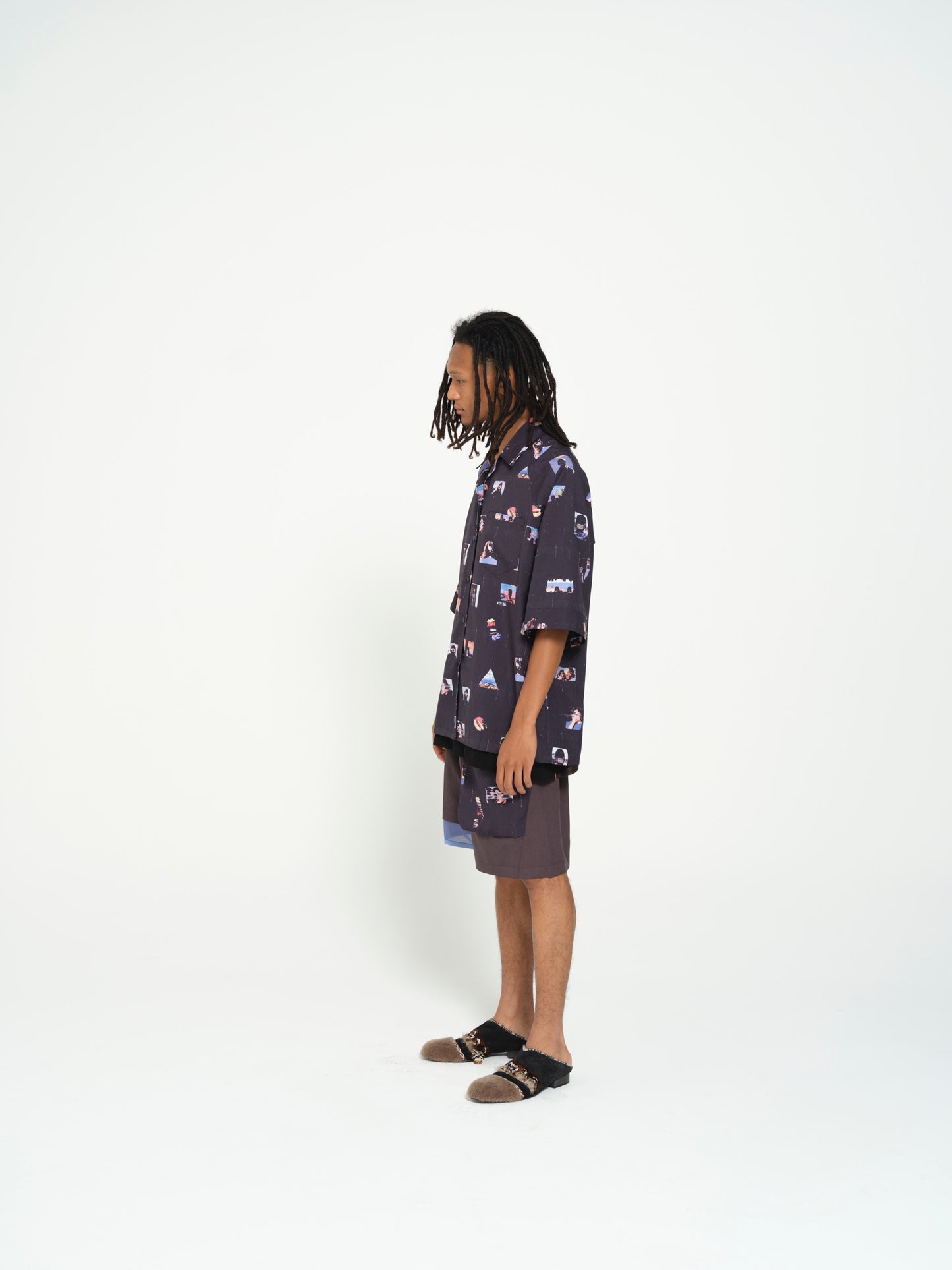 STOF / PEDESTRIAN OVERSIZED SHIRT - BLACK
