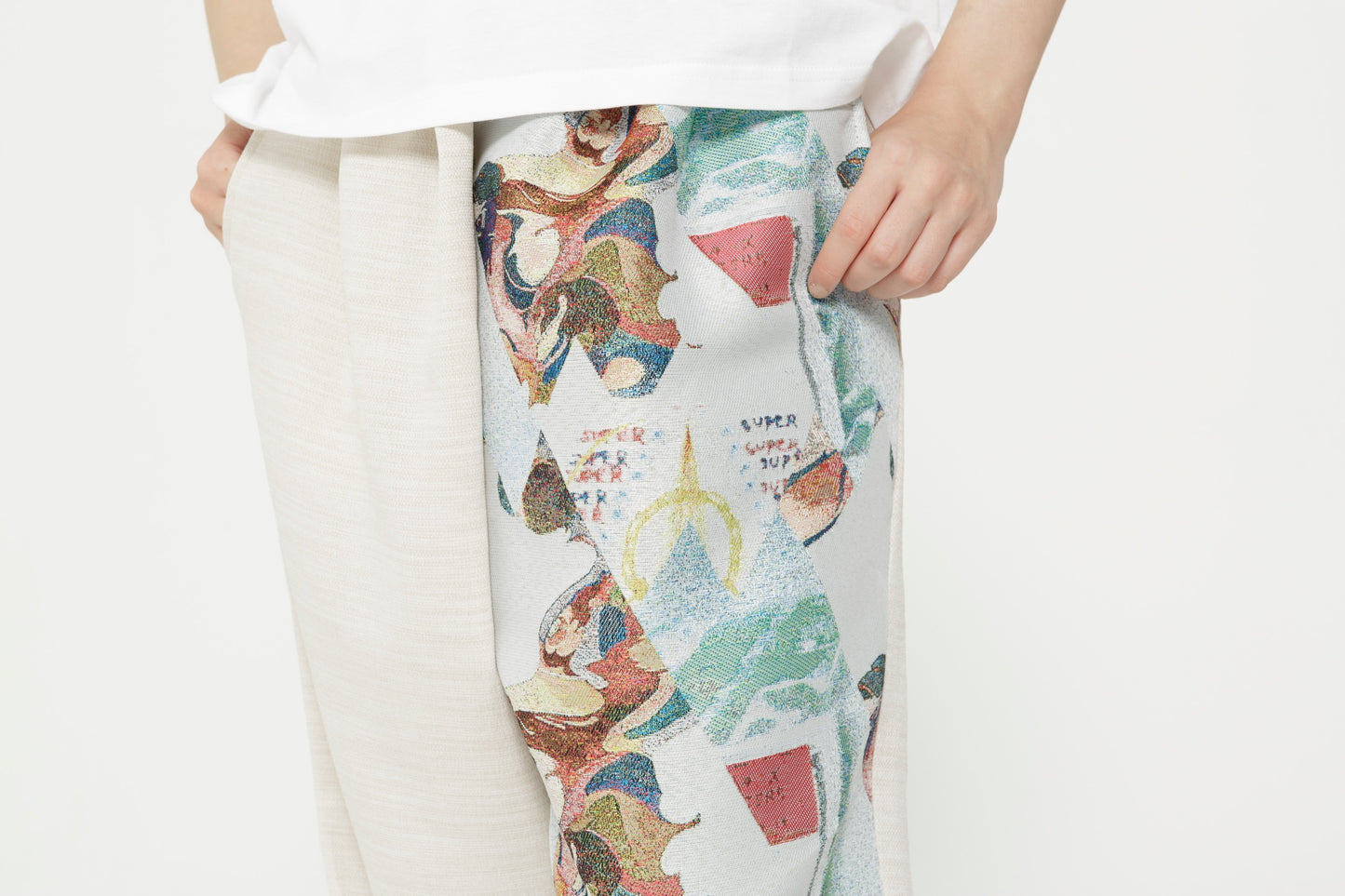 STOF / BORDERLESS JQ PANTS - WHITE