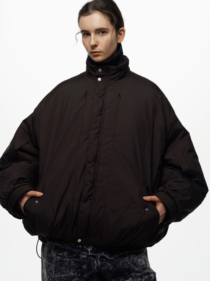 THE JEAN PIERRE / Drop Puffer Jacket - BLACK