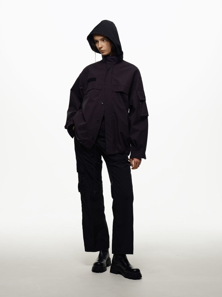 THE JEAN PIERRE / Semi Flair Cargo Trouser - BLACK