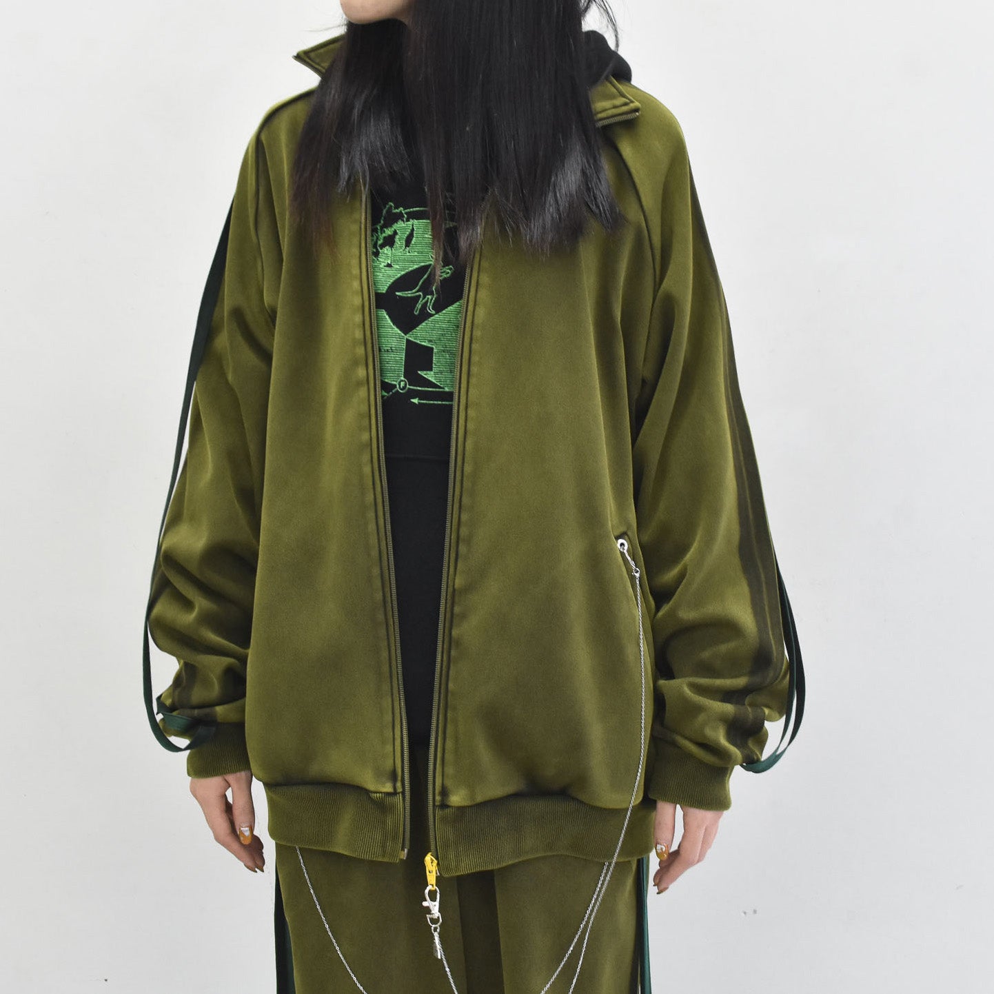BODYSONG. / PIGMENT TRACKJ F25 - GREEN