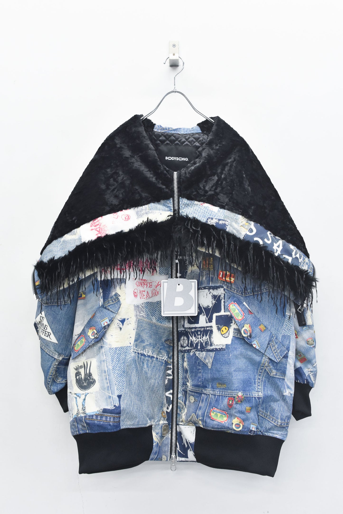 BODYSONG. / ROUND SILHOUETTE TROMPE L'OEIL N2B JUV - BLUE