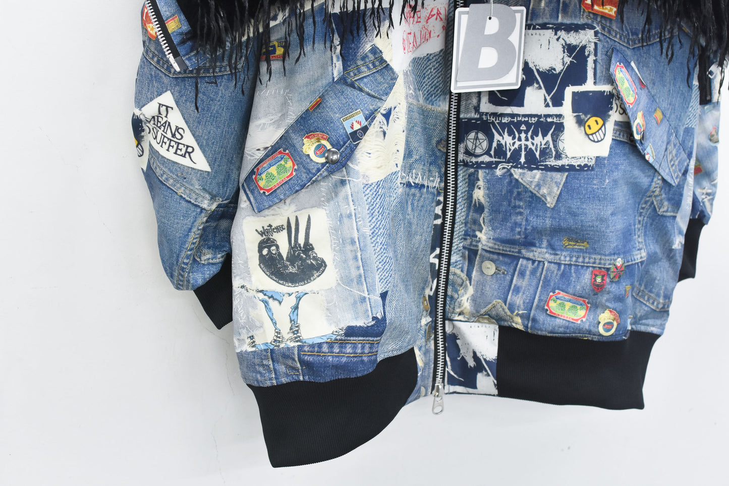 BODYSONG. / ROUND SILHOUETTE TROMPE L'OEIL N2B JUV - BLUE