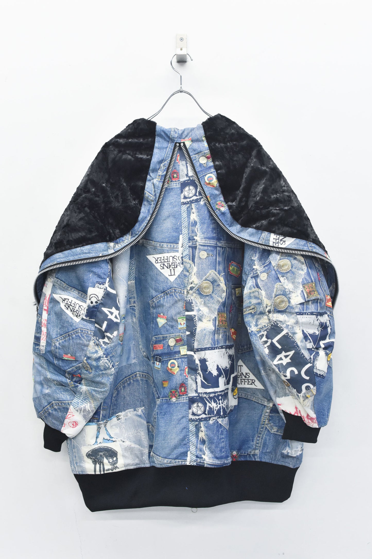 BODYSONG. / ROUND SILHOUETTE TROMPE L'OEIL N2B JUV - BLUE